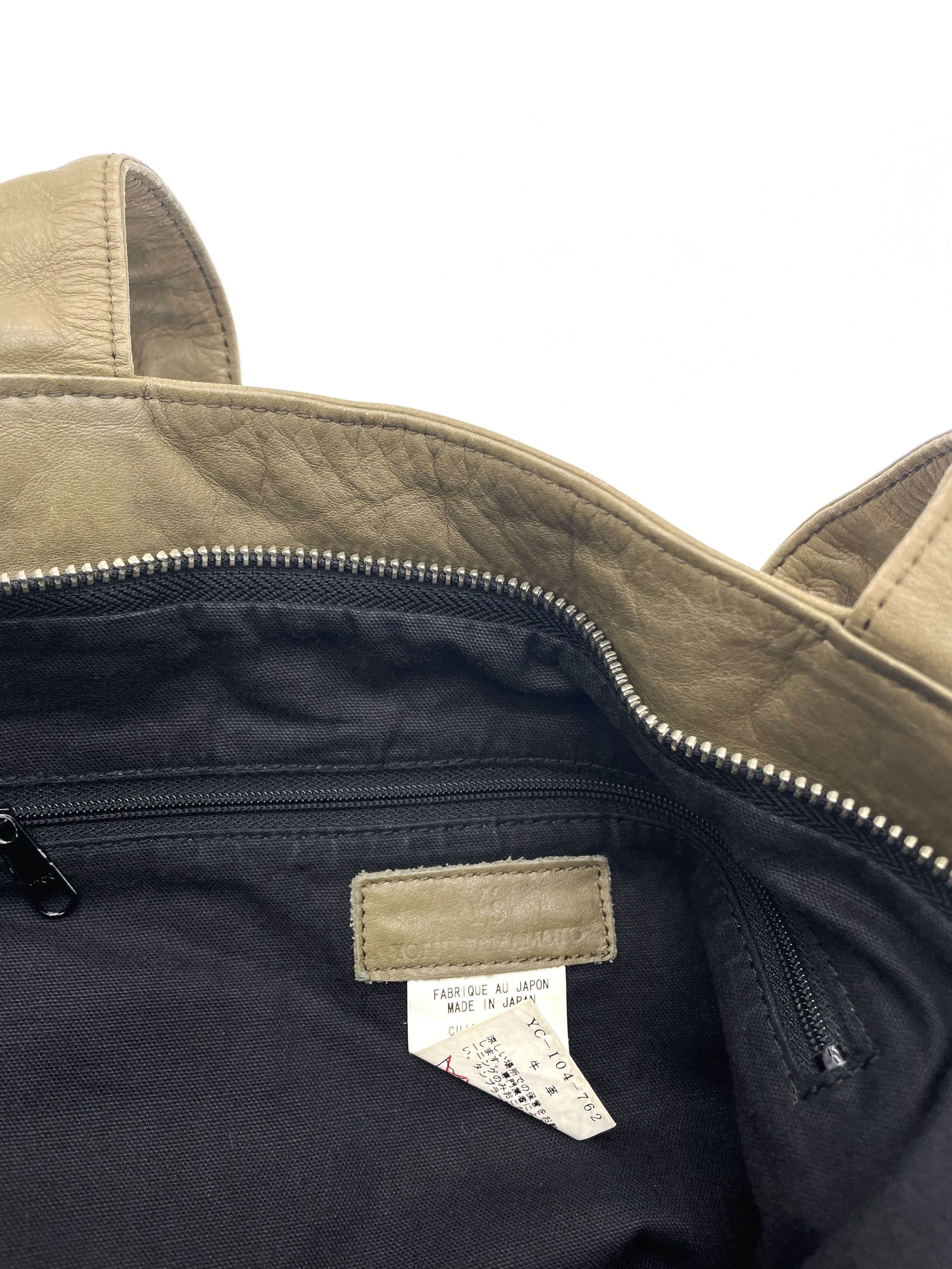 Yohji Yamamoto Leather Tote Bag Size ONE SIZE - 11 Thumbnail