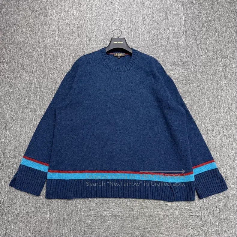 Loro Piana Loro Piana Contrast Color Wool Sweater Size US L / EU 52-54 / 3 - 1 Thumbnail