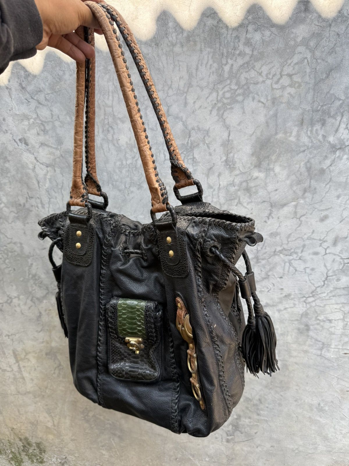 Other Sabbatha steampunk leather bag Size ONE SIZE - 3 Thumbnail