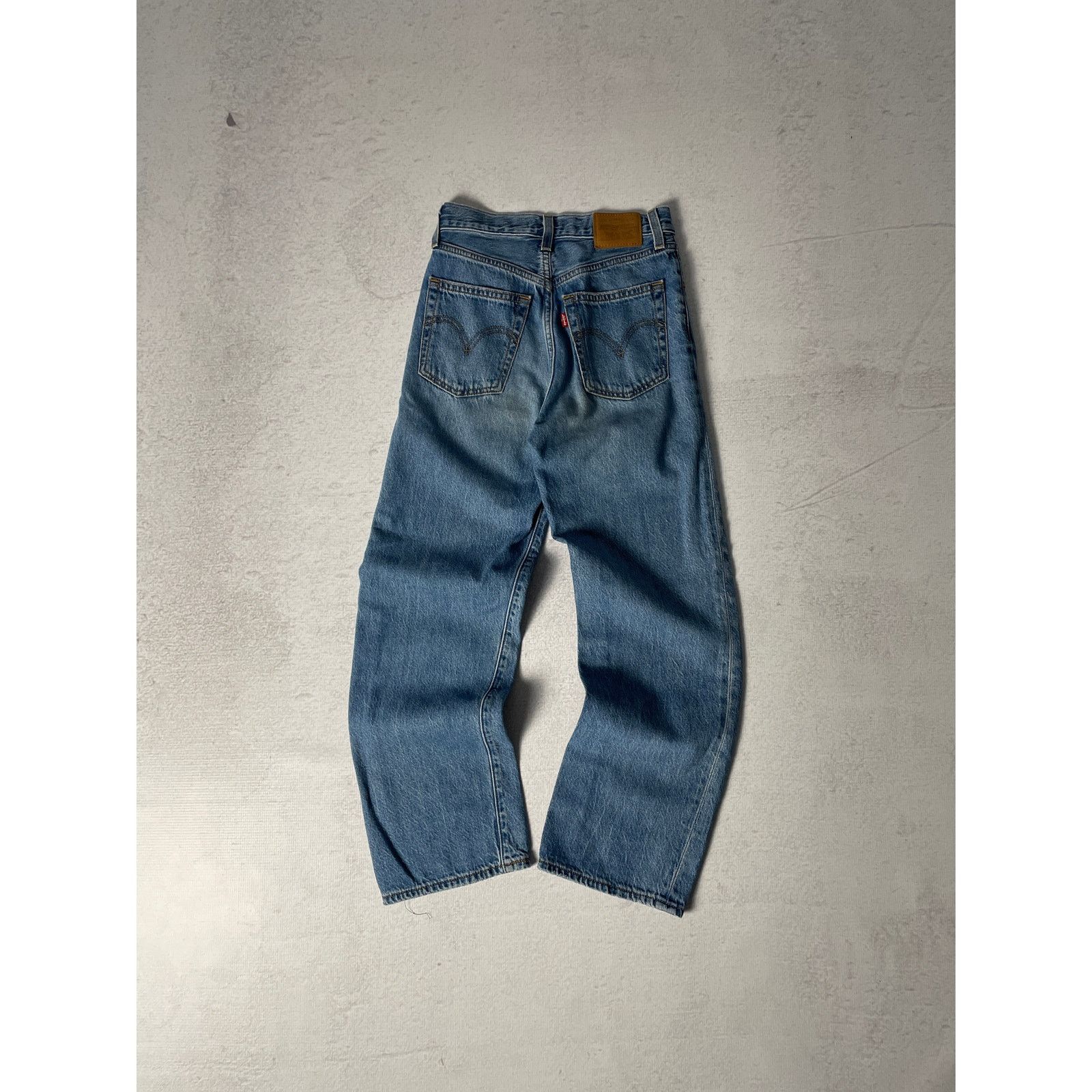 Levi's Vintage Levis Ribcage Straight Jeans - Women's 25 x 26 Size 25" / US 0 / IT 36 - 2 Thumbnail