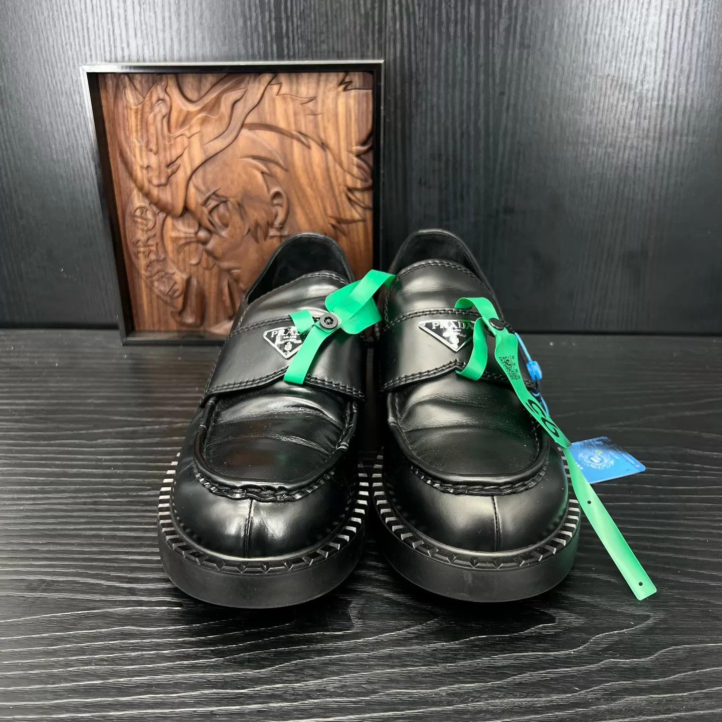 Prada Prada Black Loafers US 8.5 / EU 42.5 With Box Size US 8.5 / EU 41-42 - 4 Thumbnail