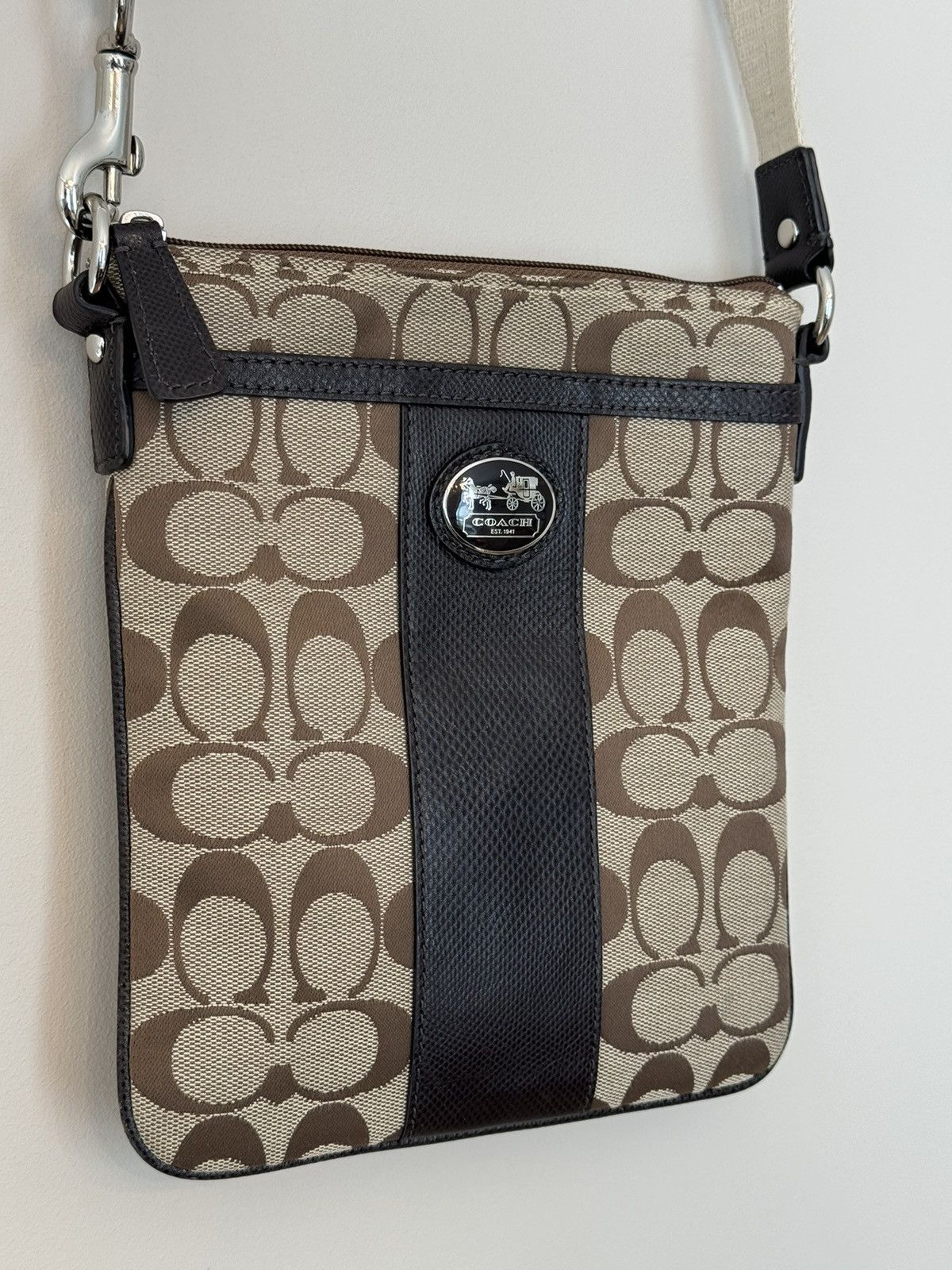 Coach × Vintage Coach logo bag baguette bag mama bag y2k Size ONE SIZE - 3 Thumbnail