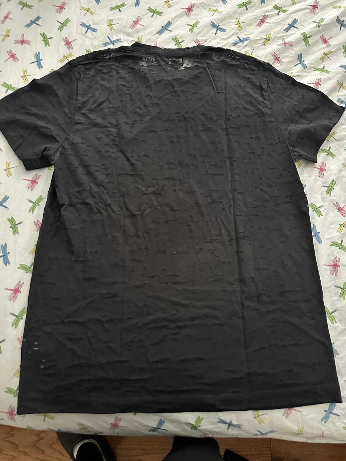 Diesel Distressed Mesh Graphic Tee Size US XL / EU 56 / 4 - 2 Thumbnail