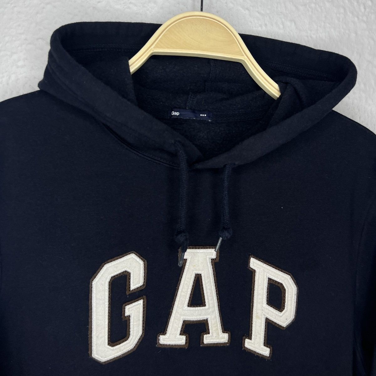 Gap Gap Vintage Hoodie Navy Big Logo Spellout Retro Y2K Drill Size US M / EU 48-50 / 2 - 4 Thumbnail