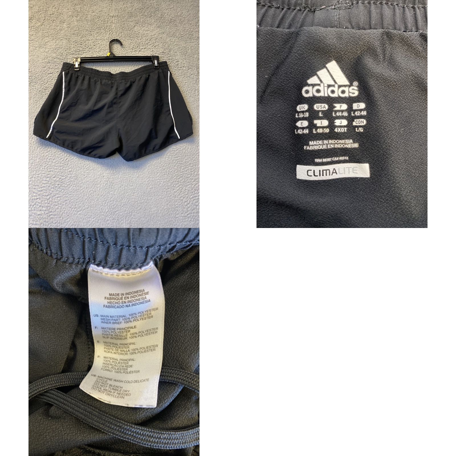 Nike Nike Women's Size L Athletic Shorts Dri-fit Black Regular Polyester/ 49-56 Size 36" / US 14 / IT 50 - 8 Thumbnail