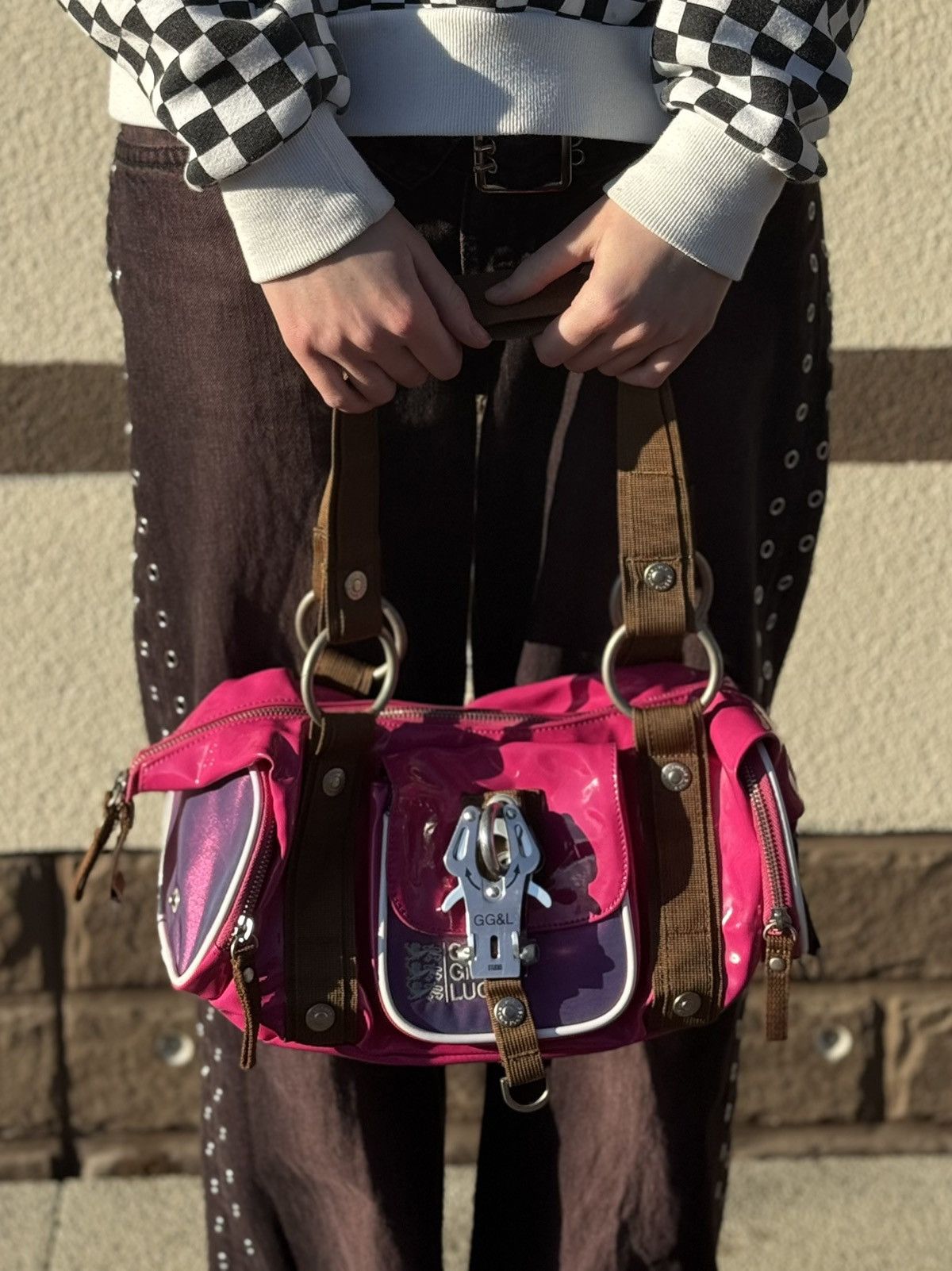 George Gina & Lucy Vintage 2010 Senorita Medelin Shoulder Punk Purple Bag Size ONE SIZE - 1 Thumbnail