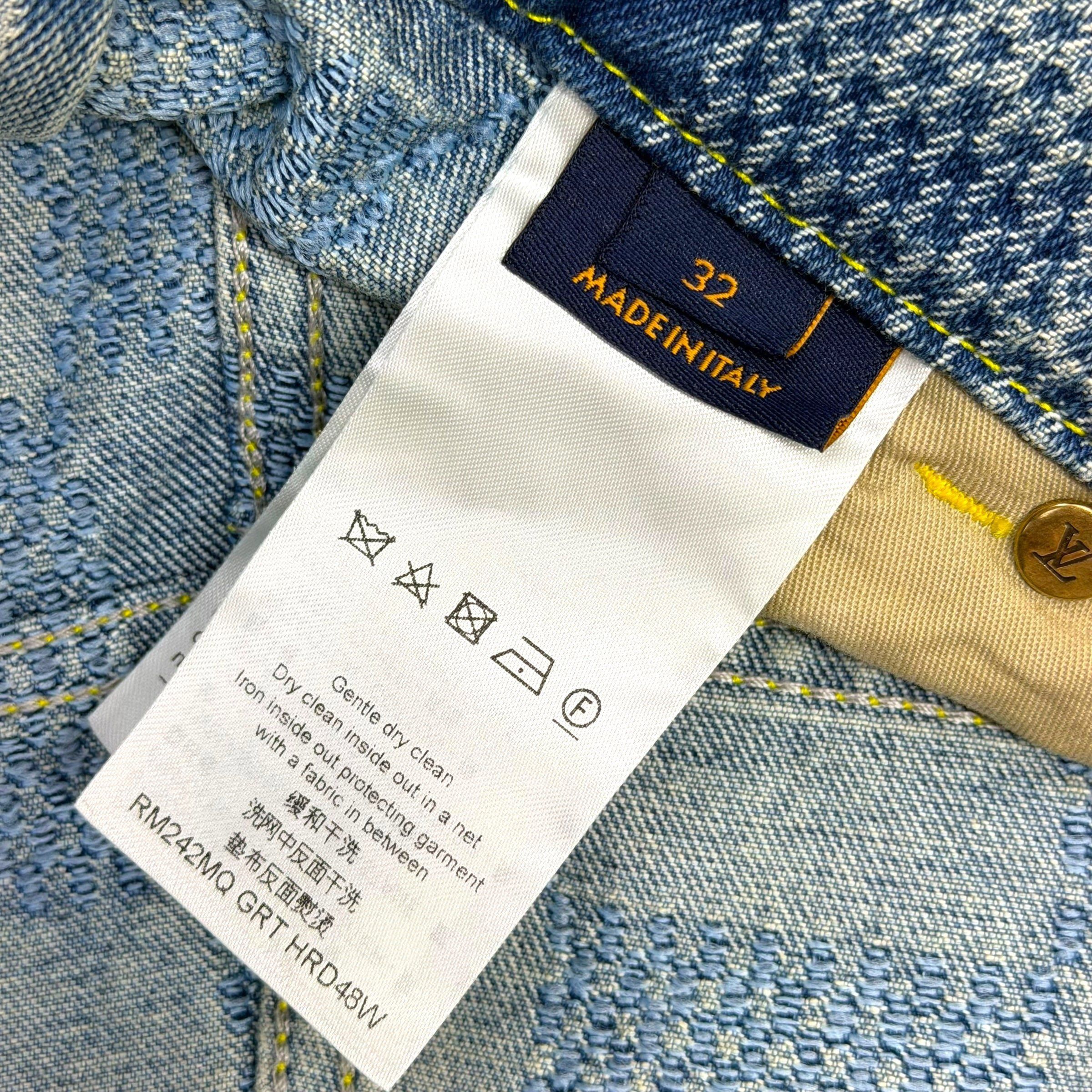 Louis Vuitton Louis Vuitton Damier Denim Skate Pants 32 Size US 32 / EU 48 - 8 Thumbnail