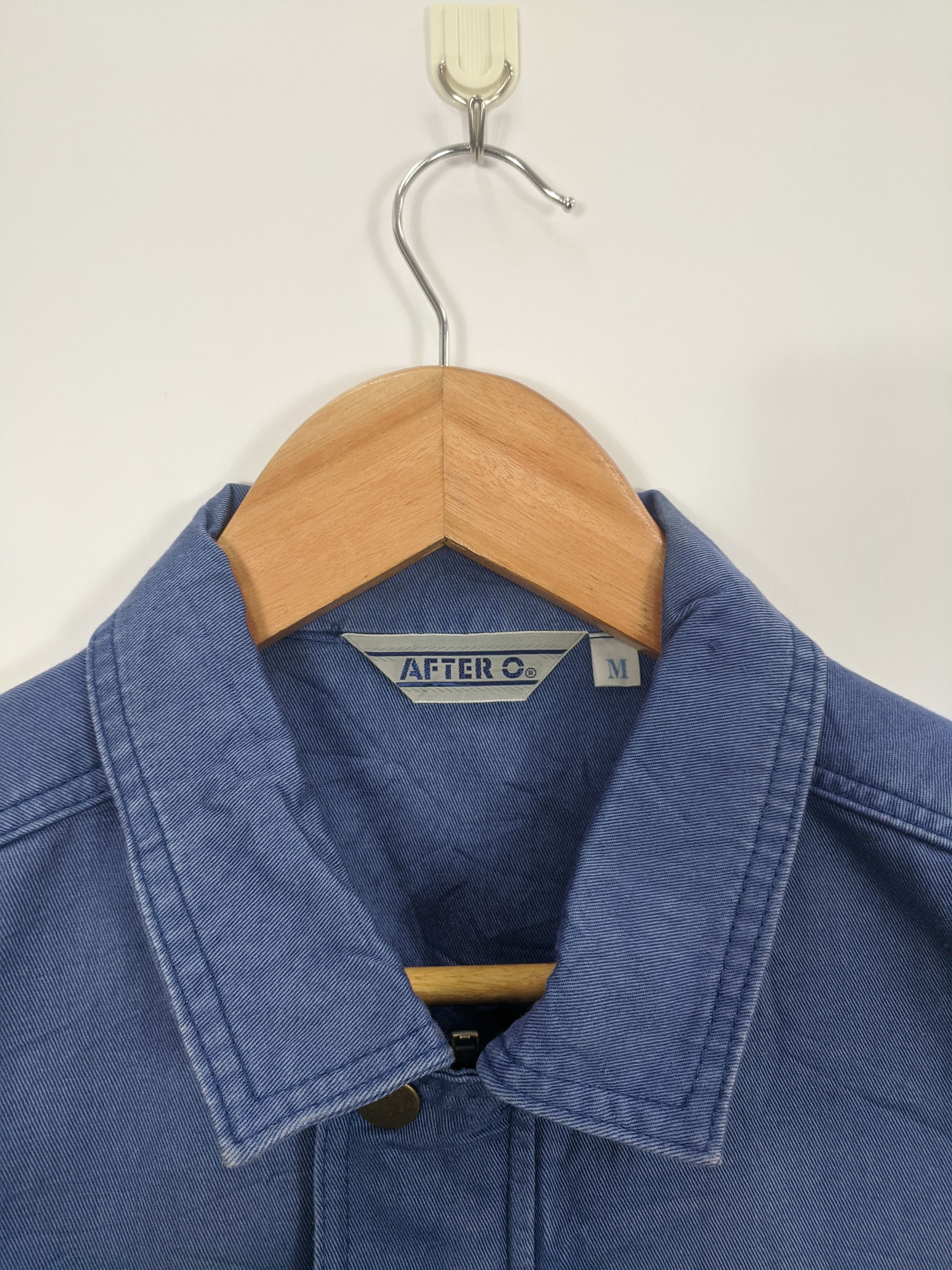 Japanese Brand Vintage 90s Japanese Brand Worker Denim Jacket J0405 Size US M / EU 48-50 / 2 - 5 Thumbnail
