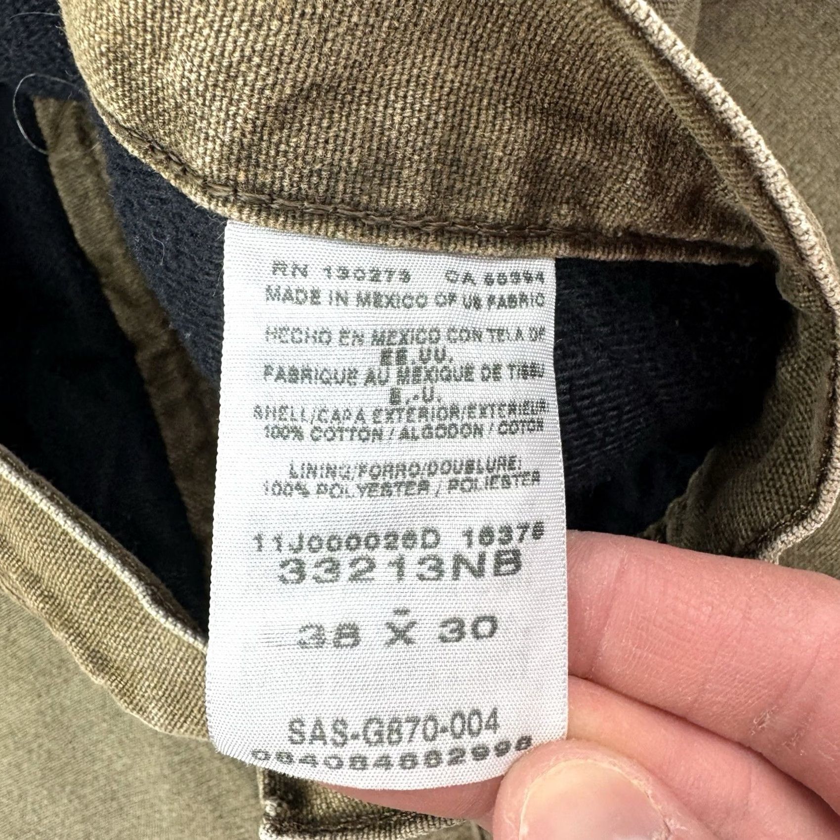 Wrangler VINTAGE Wrangler Rugged Wear Denim Jeans Adult 38x30 Brown Lined 90s Y2K USA Outdoor Men's Regular Straight Jeans Shirt Size US 38 / EU 54 - 4 Thumbnail