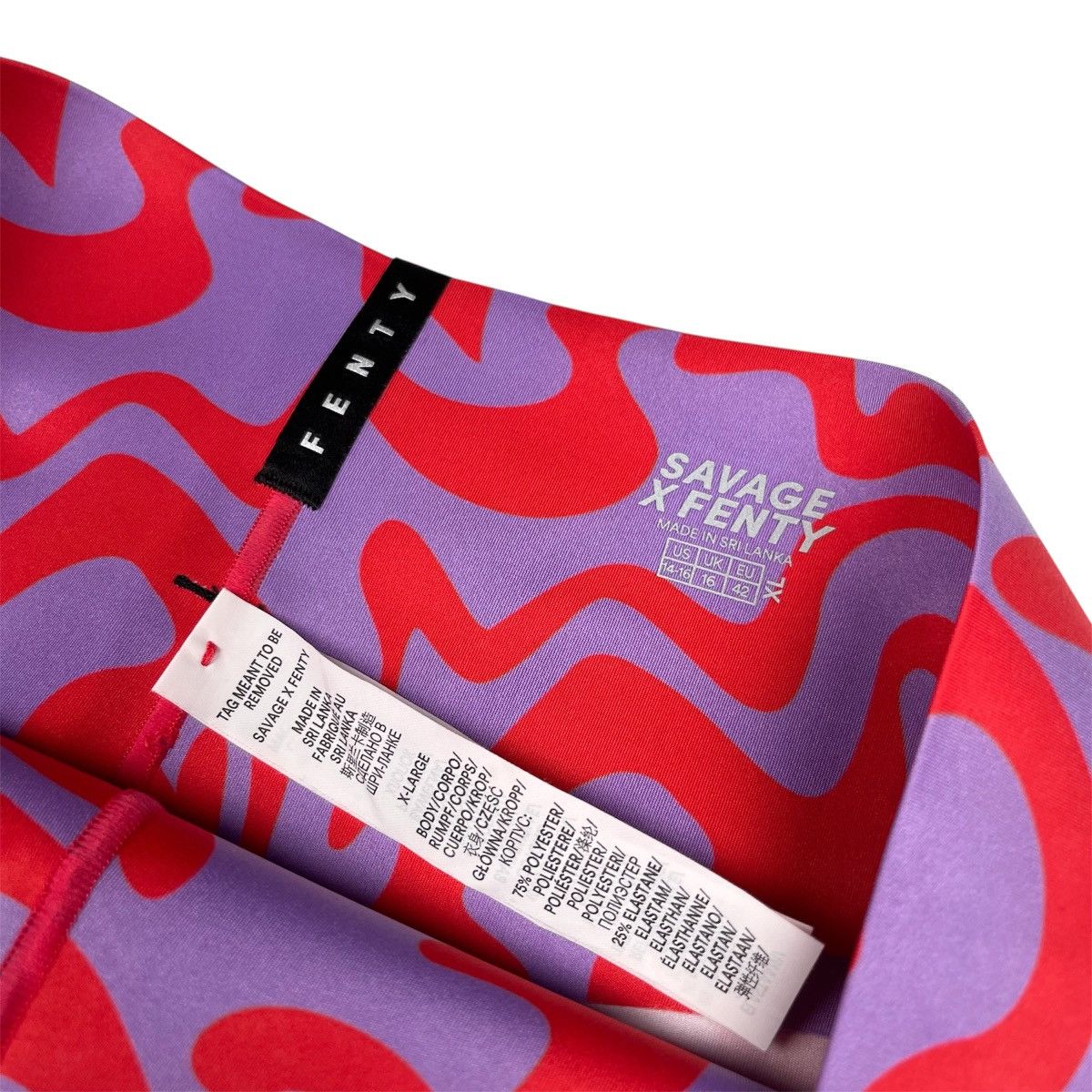 Fenty Fenty x Savage Hotline High Waist Mist Love Leggings Size 38" / US 16 / IT 52 - 8 Thumbnail