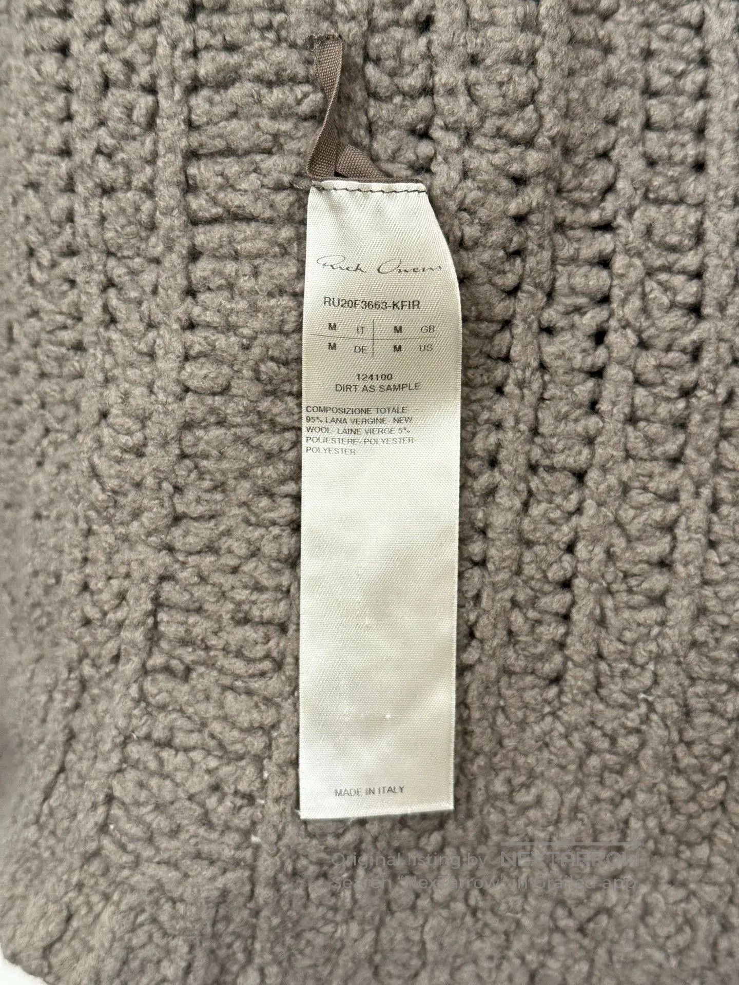 Rick Owens Rick Owens Main Line Knit Hooded Sweater Coat M. Size US M / EU 48-50 / 2 - 7 Thumbnail