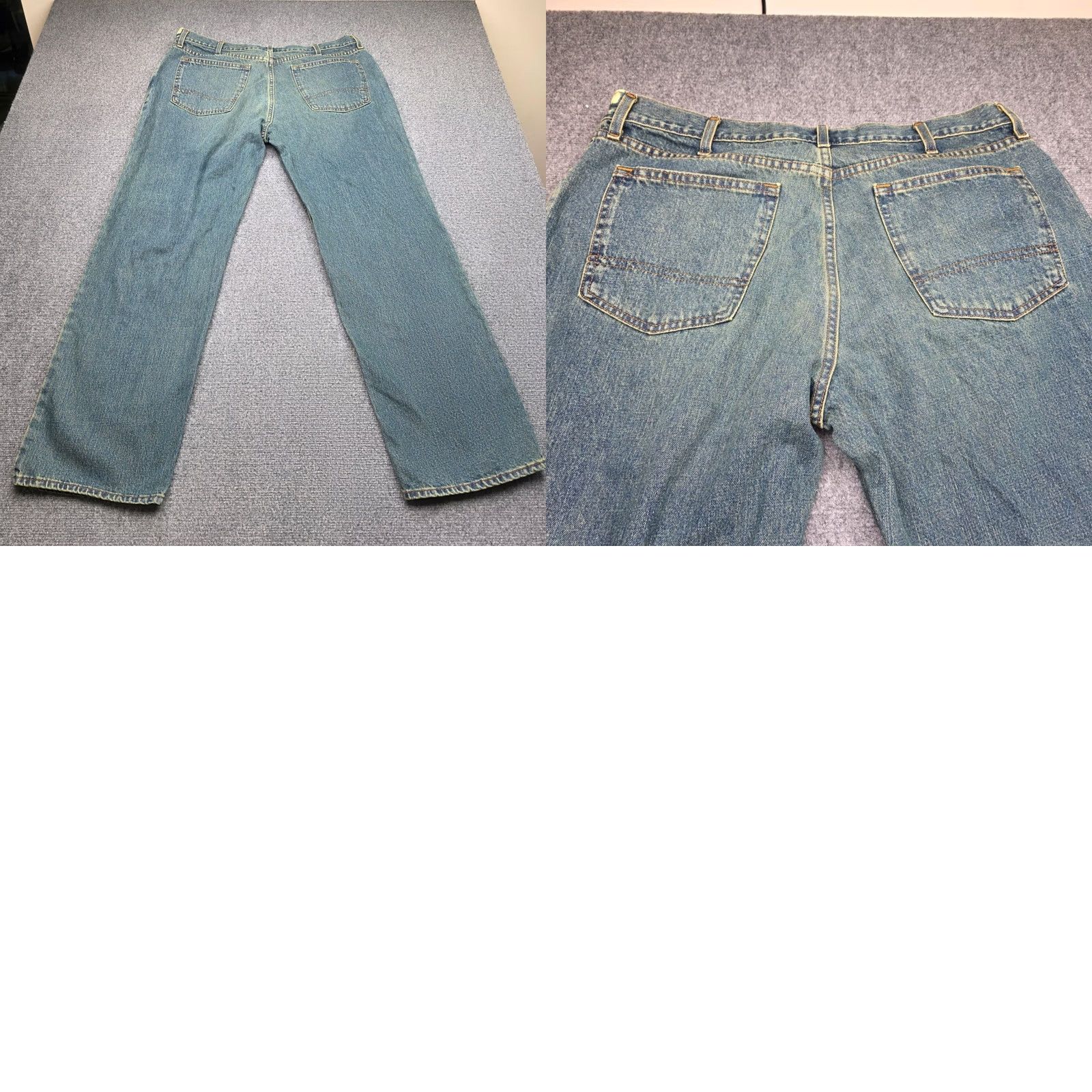 Vintage Arizona Jean Co Jeans Loose Straight 40x32 Blue 100% Cotton Denim Men Size US 40 / EU 56 - 8 Thumbnail