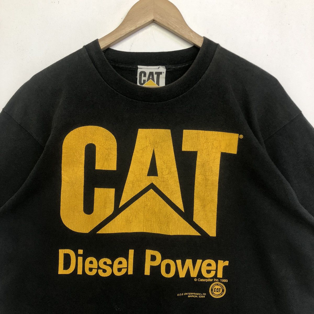 Caterpillar VINTAGE 90 CATERPILLAR Diesel Power Tshirt Size US L / EU 52-54 / 3 - 2 Thumbnail