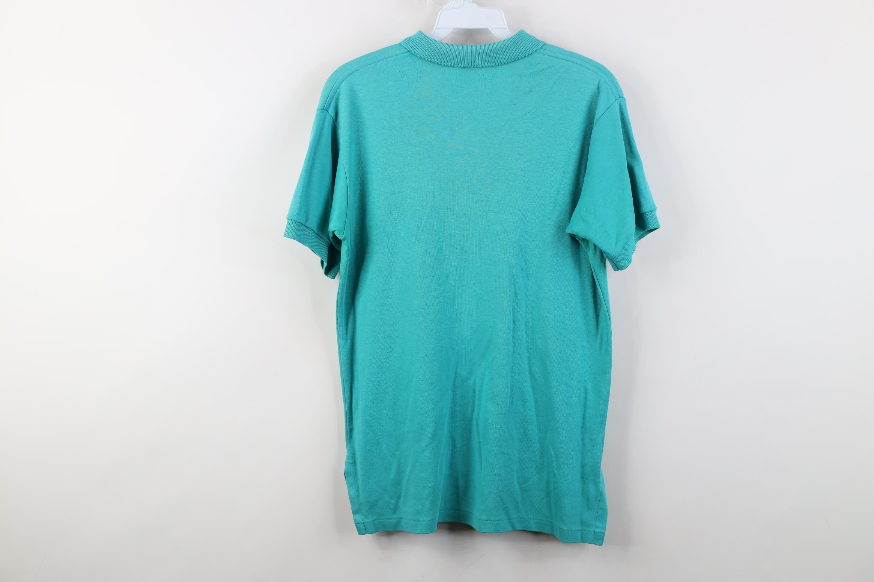 Polo Ralph Lauren Vintage 80s Ralph Lauren Cotton Knit Golf Polo Shirt Teal Size US S / EU 44-46 / 1 - 14 Thumbnail