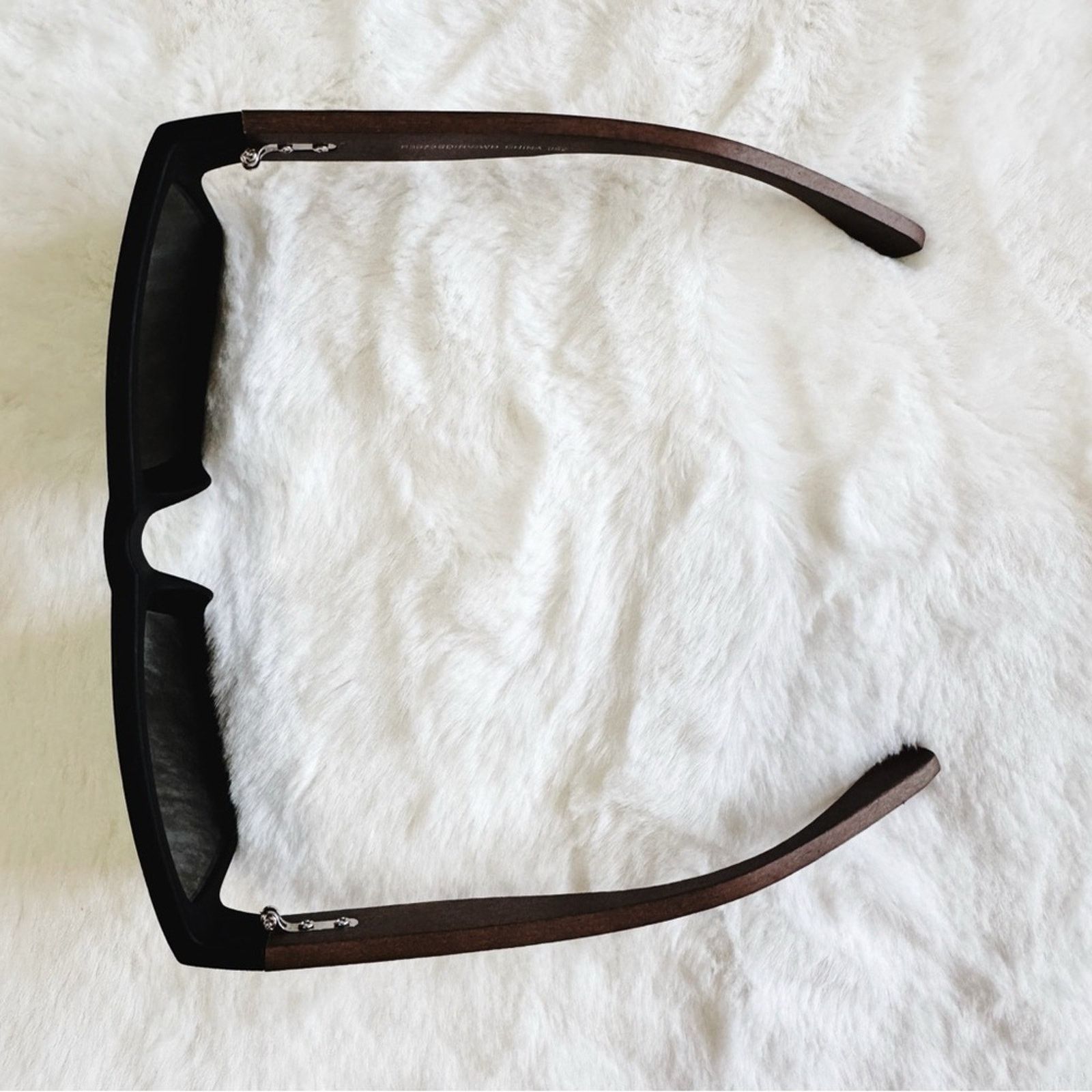 Other Jensen Black & Dark Wood Sunglasses Size ONE SIZE - 6 Thumbnail