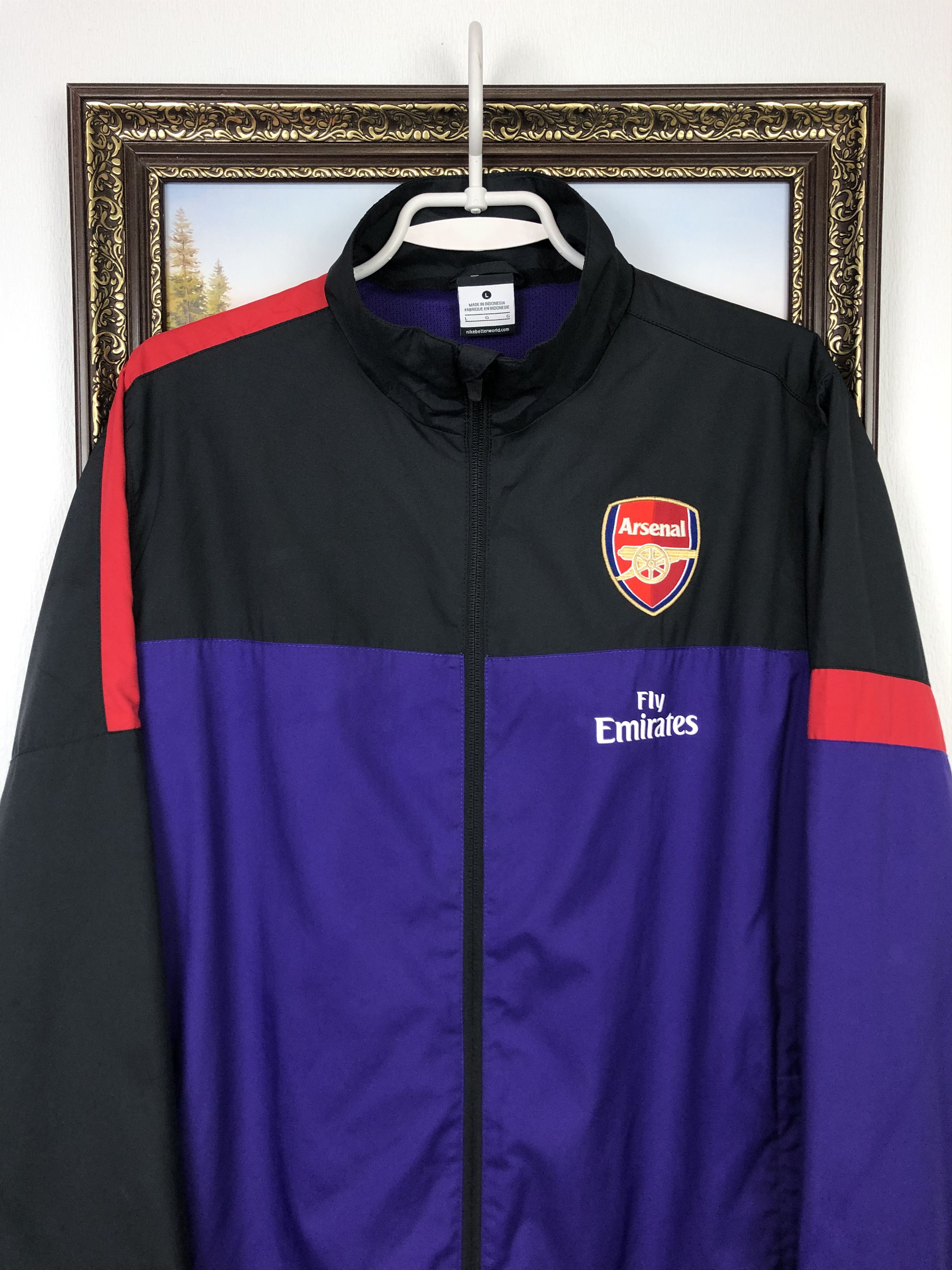 Nike Nike Arsenal Football Training Jacket Soccer Track Gunners Size US L / EU 52-54 / 3 - 2 Thumbnail