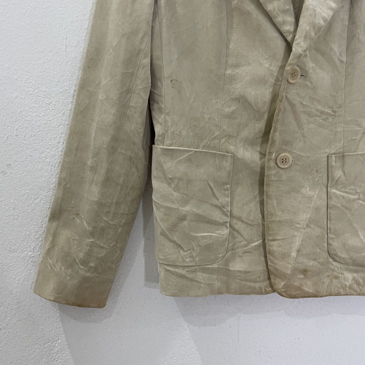 Japanese Brand Vintage Ined By Yohji Yamamoto Coat Jacket Size M / US 6-8 / IT 42-44 - 3 Thumbnail