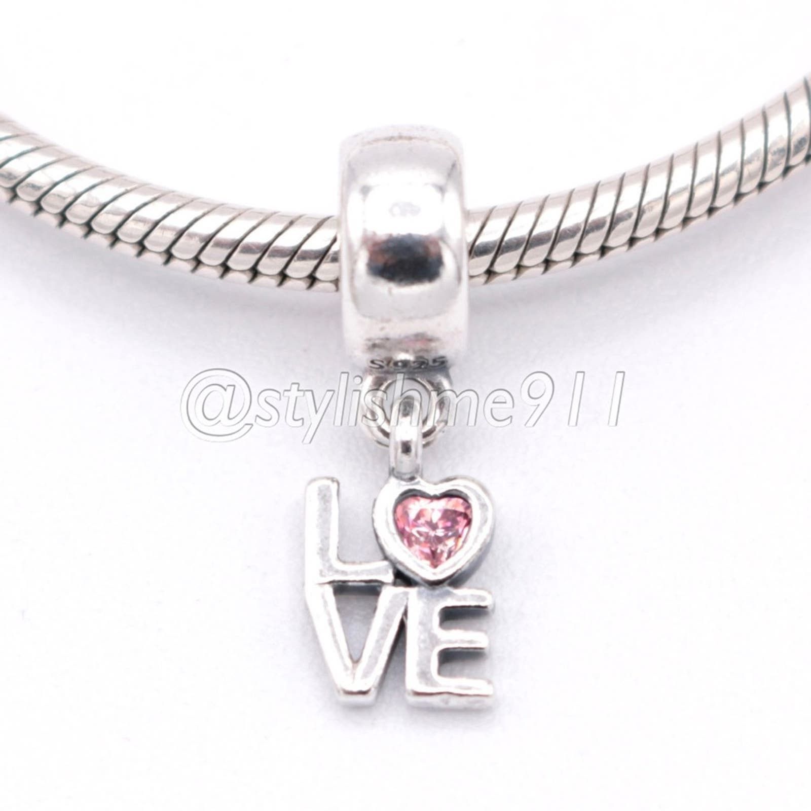 pandora Authentic PANDORA LOVE Dangle - 791253CZS Size ONE SIZE - 1 Thumbnail