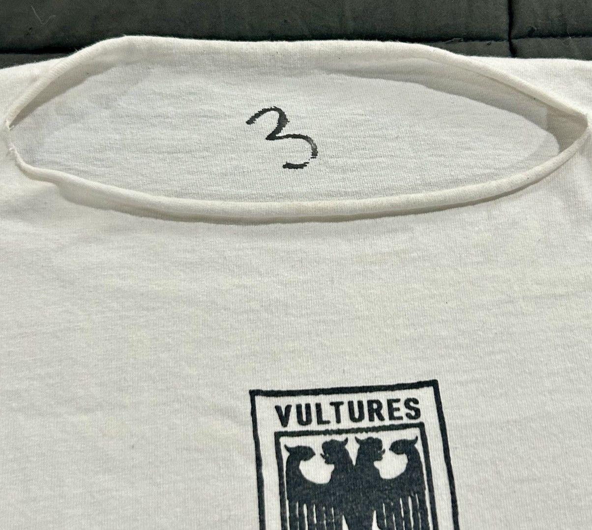 Yeezy Yeezy - Vultures 1 Logo Long Sleeve Shirt - White (Size 3) Size US L / EU 52-54 / 3 - 4 Thumbnail