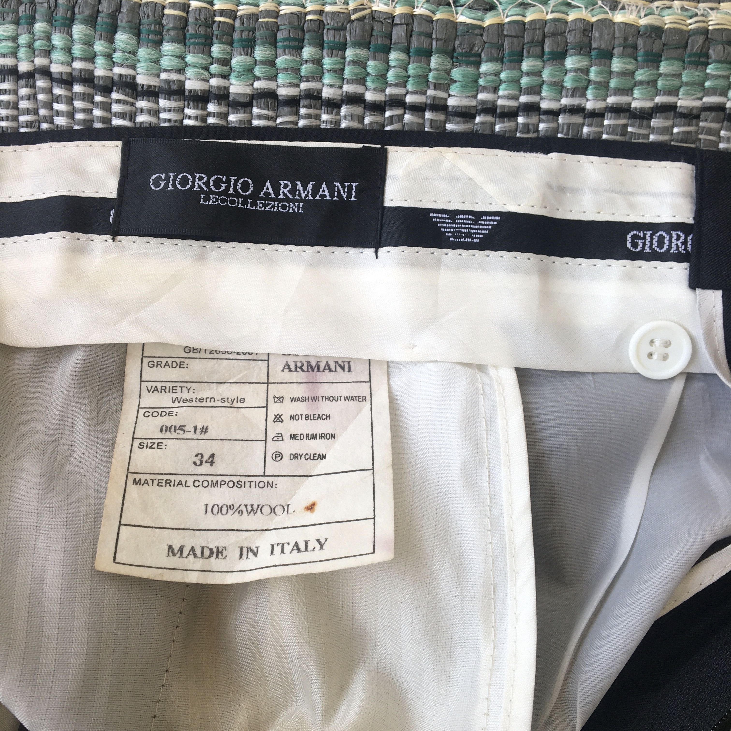Armani Collezioni Armani lecollezioni formal wool trouser Size US 34 / EU 50 - 8 Thumbnail