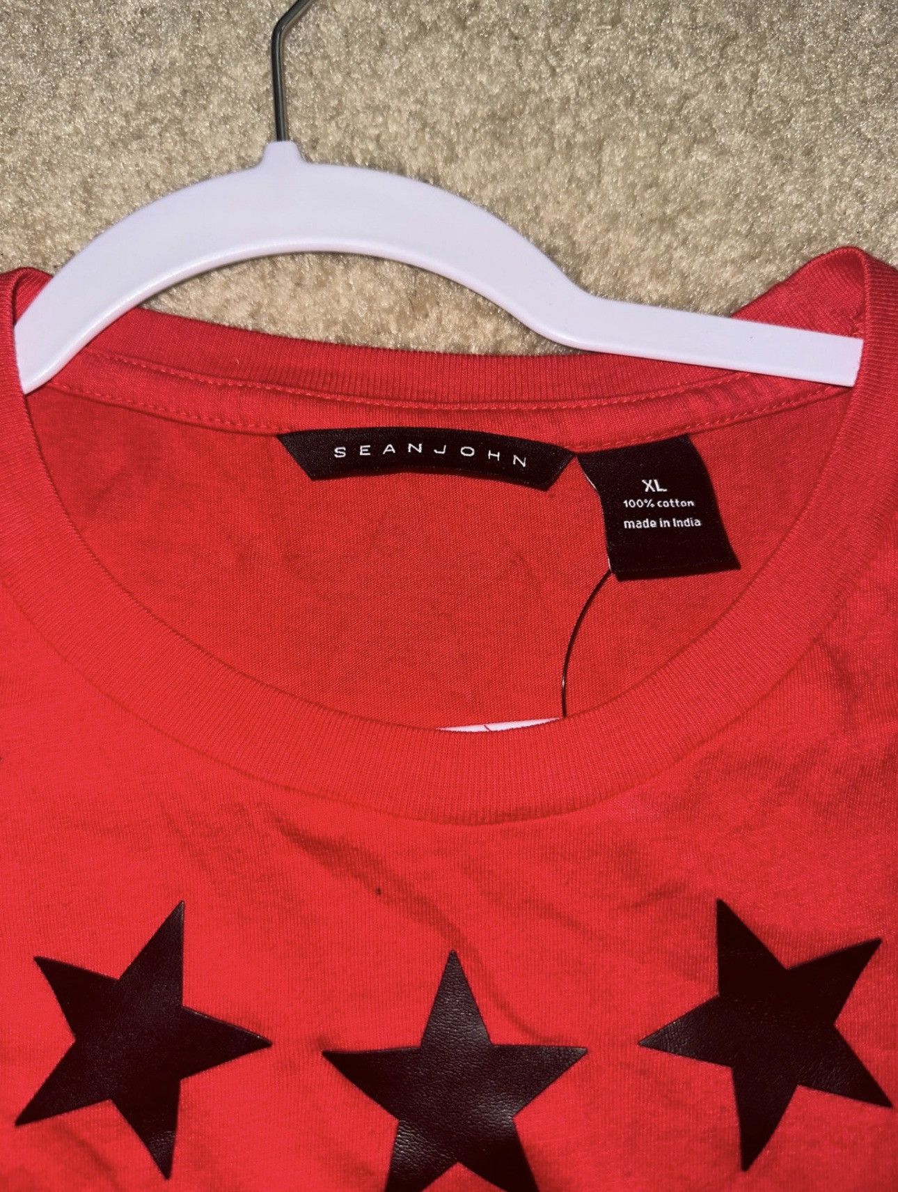 Sean John Red Sean john Tee Size US XL / EU 56 / 4 - 2 Thumbnail