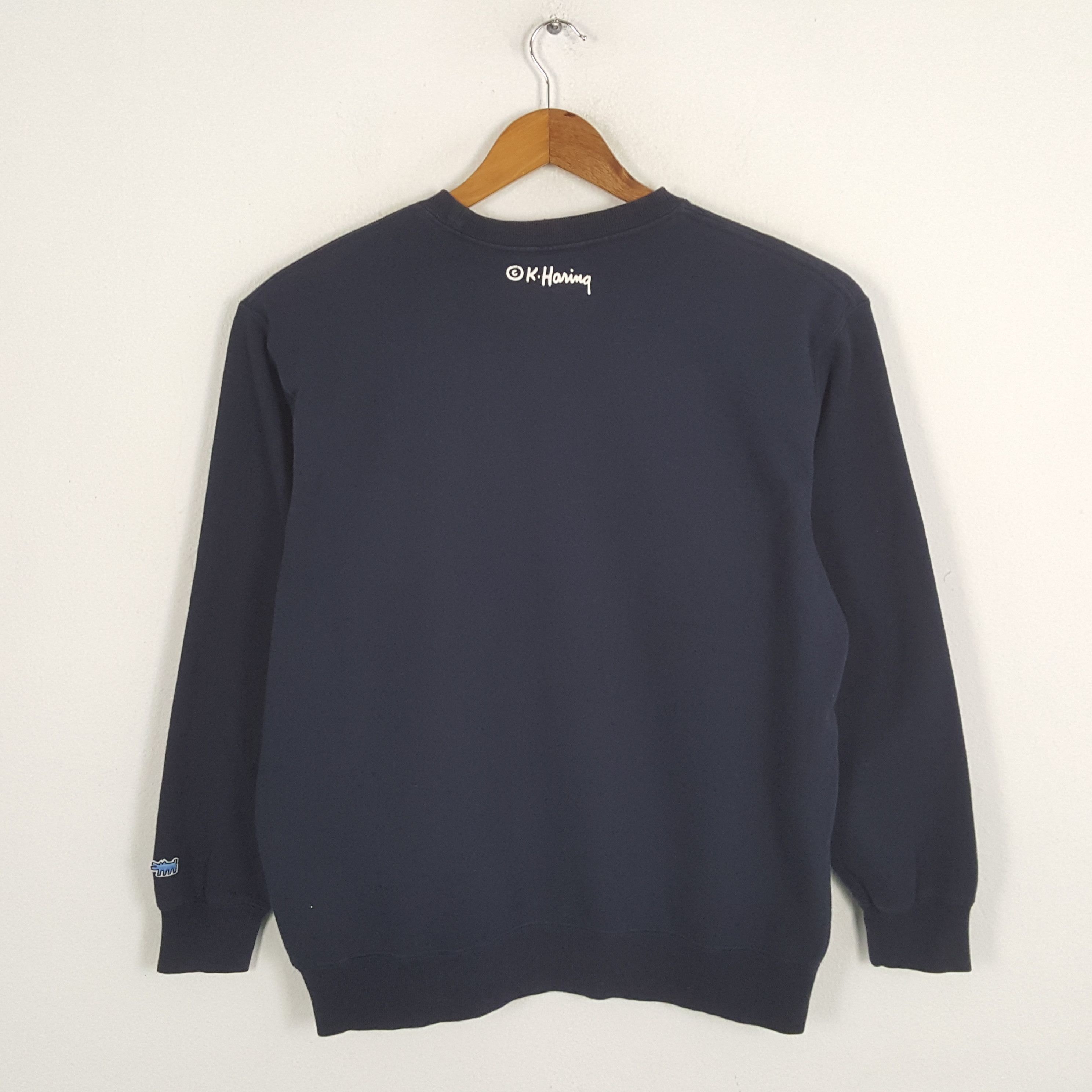 Keith Haring × Uniqlo × Vintage Vintage KEITH HARING American Art Artist Promo Sweatshirts Size US L / EU 52-54 / 3 - 3 Thumbnail