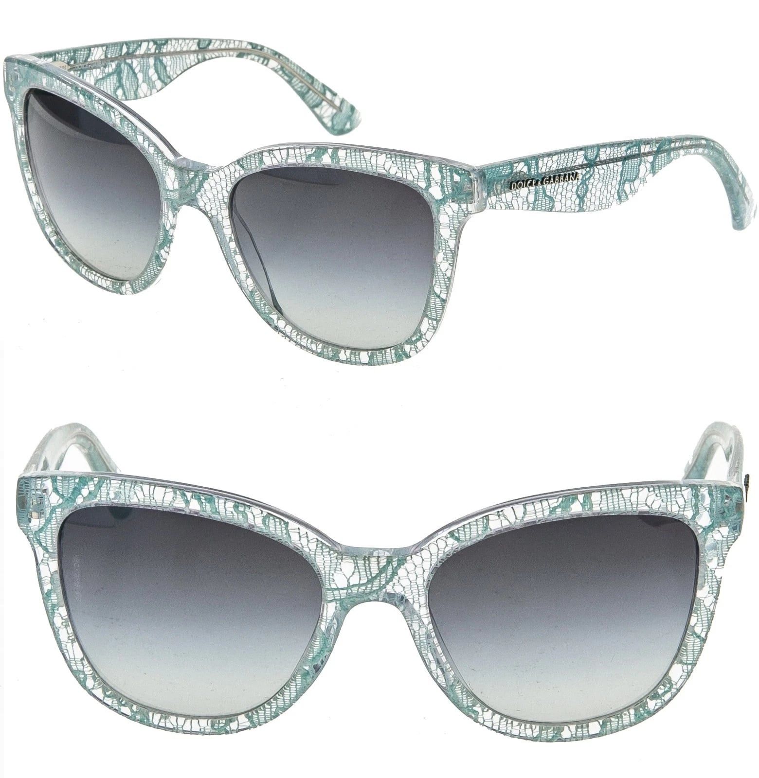 Dolce & Gabbana Dolce & Gabbana DG4190 4190 Blue LACE Fashion Sunglass Size ONE SIZE - 1 Thumbnail