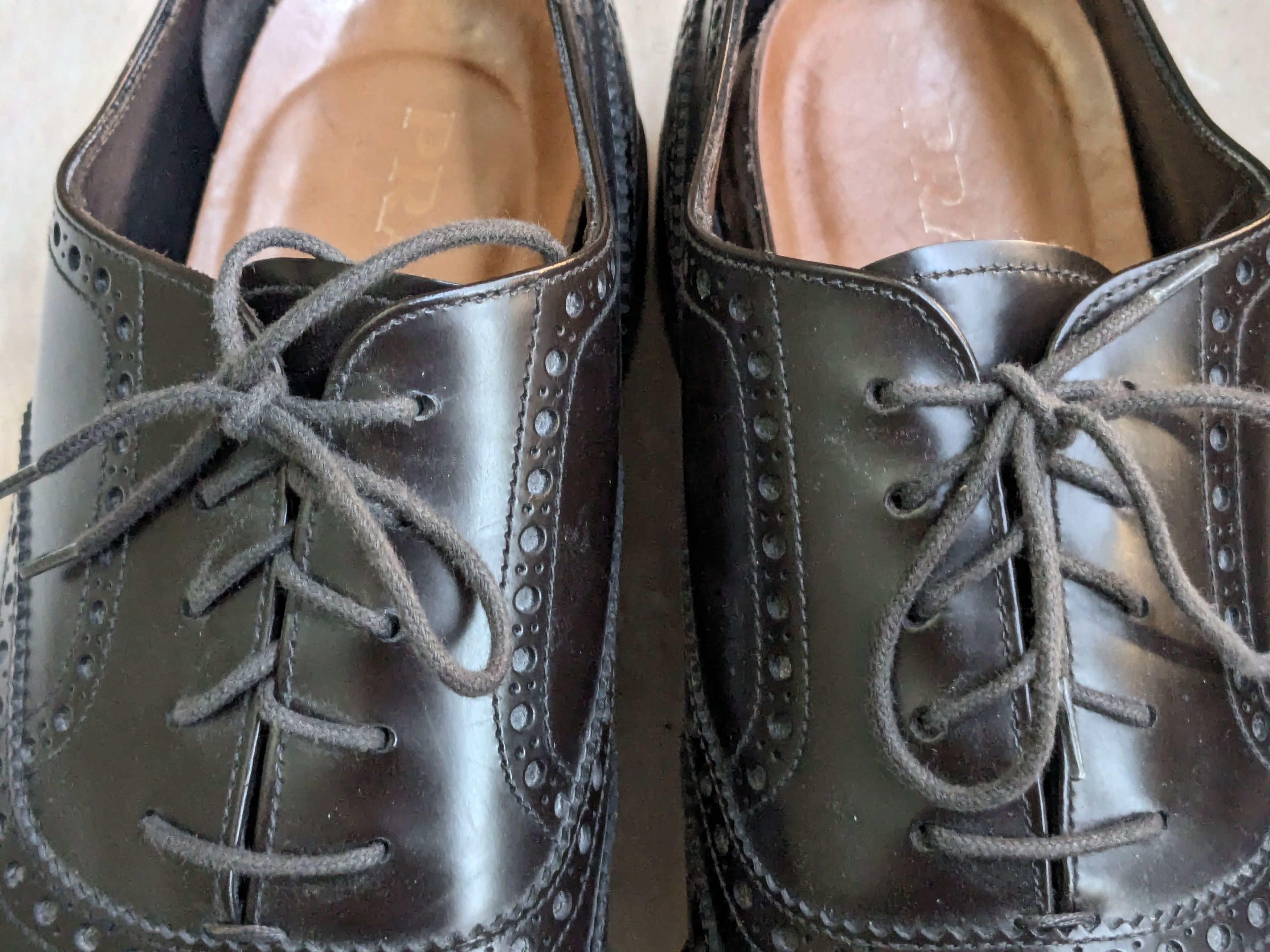 Prada Prada Wingtip Brogues Dark Brown 12.5 Leather Size US 12.5 / EU 45-46 - 5 Thumbnail