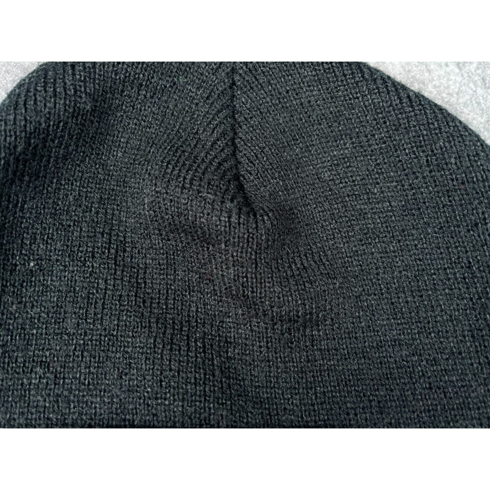 Vintage Crossland Beanie Toque Adult Black Knit 100%Acrylic Embroidered Hat/Cap Unisex Adults One Size Fall Winter Outdoor Logo Size ONE SIZE - 3 Thumbnail
