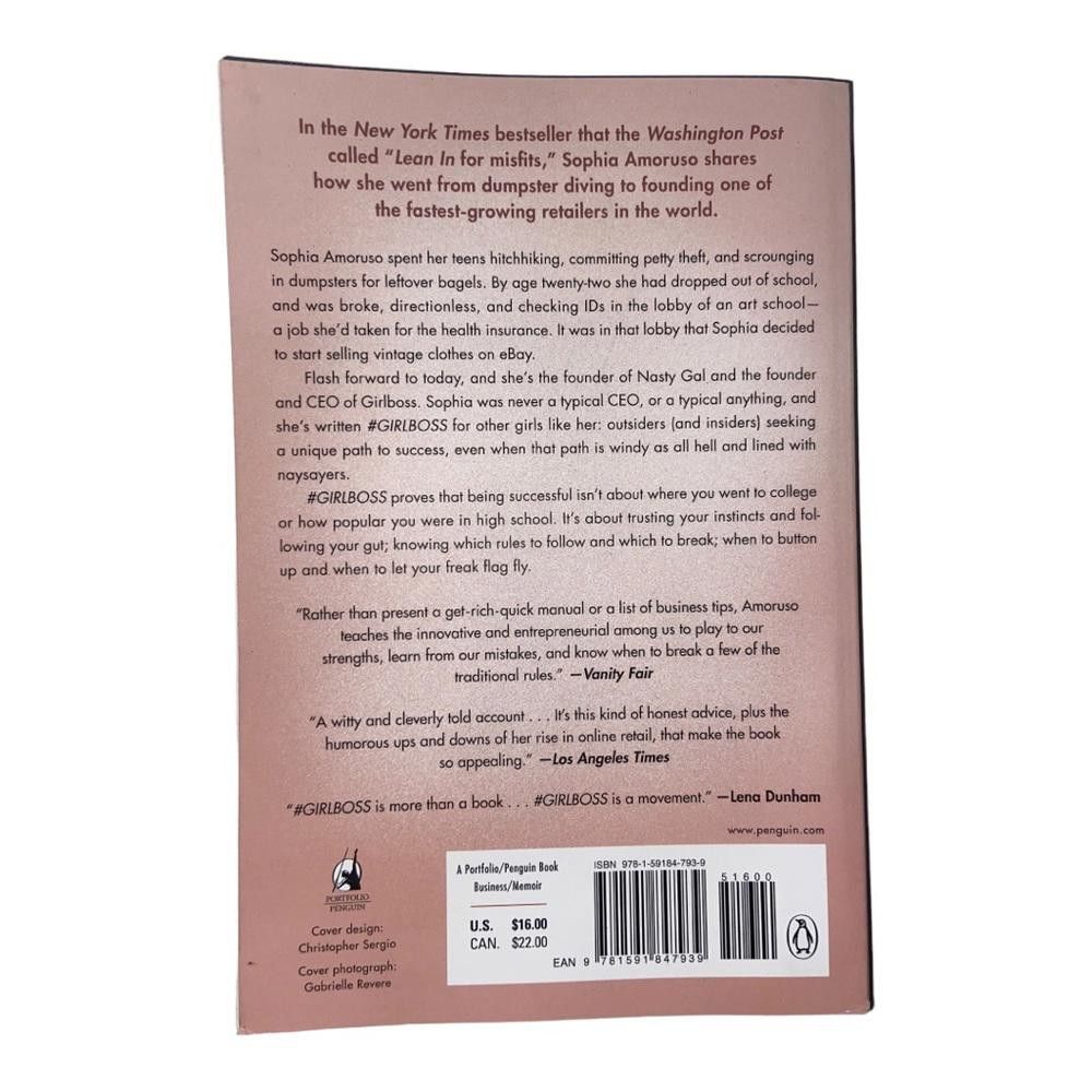 Designer #GIRLBOSS’ By Sophia Amoruso Paperback Book Size ONE SIZE - 3 Thumbnail
