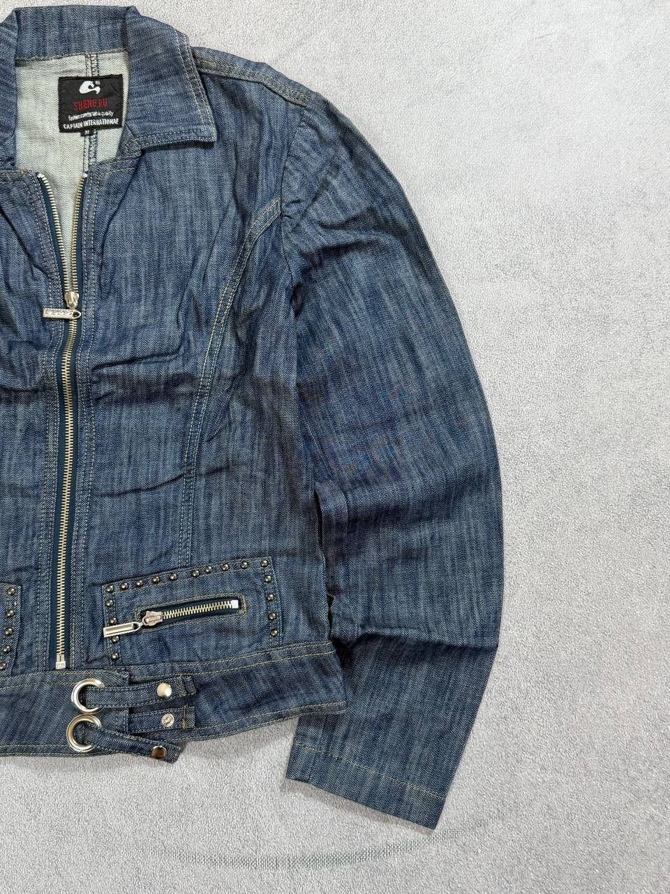 Japanese Brand VTG 90s Denim Trucker Multi-zip archive japan style jacket Size US S / EU 44-46 / 1 - 7 Thumbnail