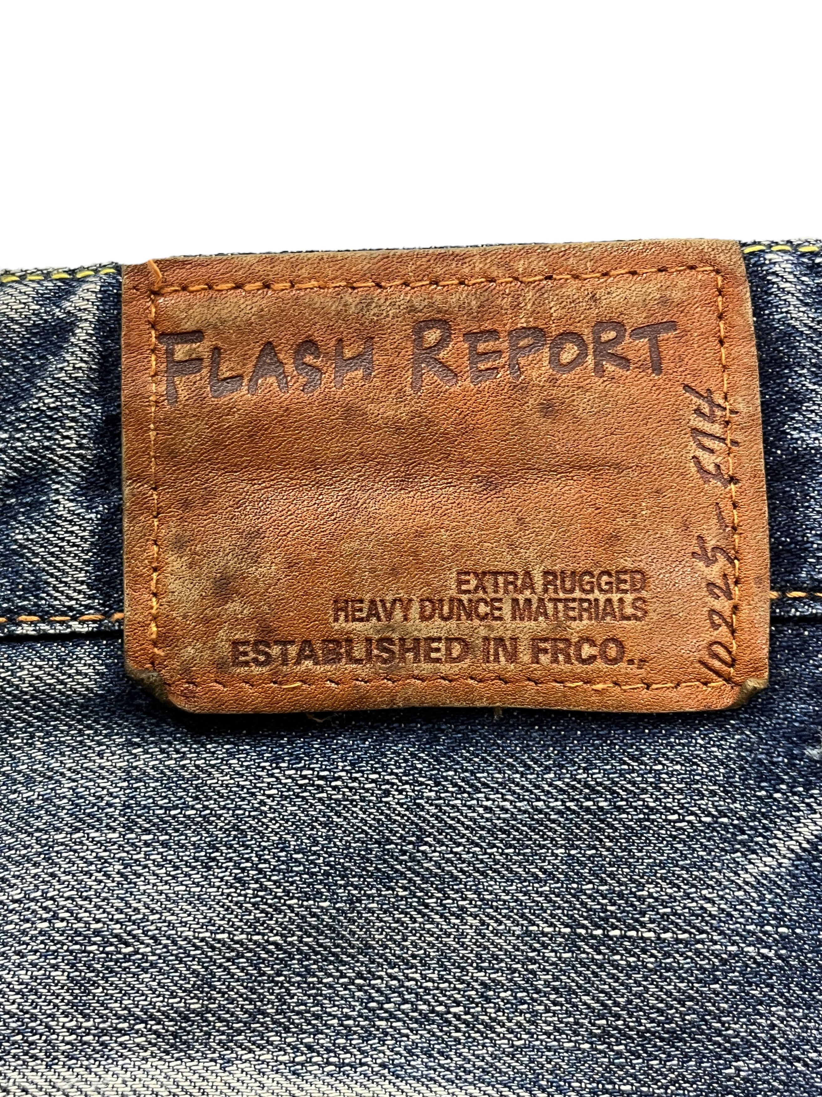 Report Collection 🔥FLASH REPORT Vintage Fatigues Denim Mudwash Bush Pants Size US 31 - 11 Thumbnail