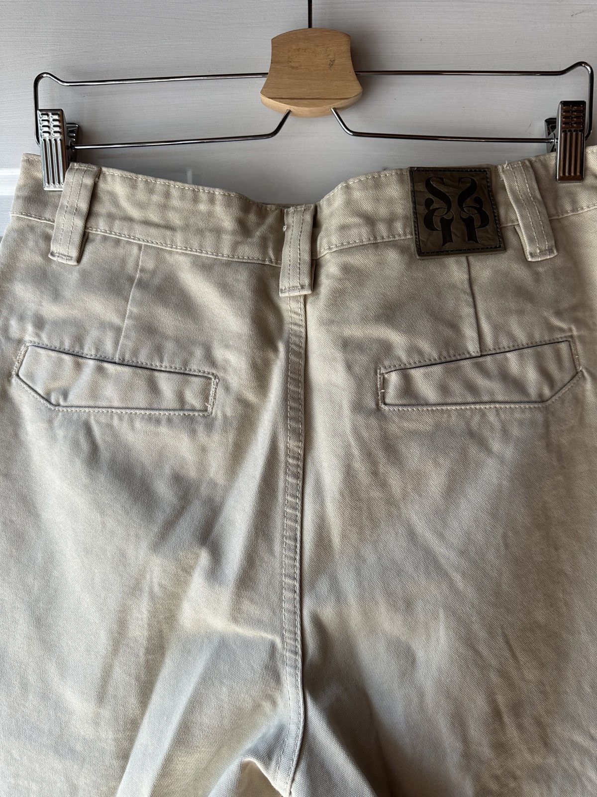 SIMPLE PROJECT Simple Project Cotton Wide Trousers Size US 30 / EU 46 - 4 Thumbnail