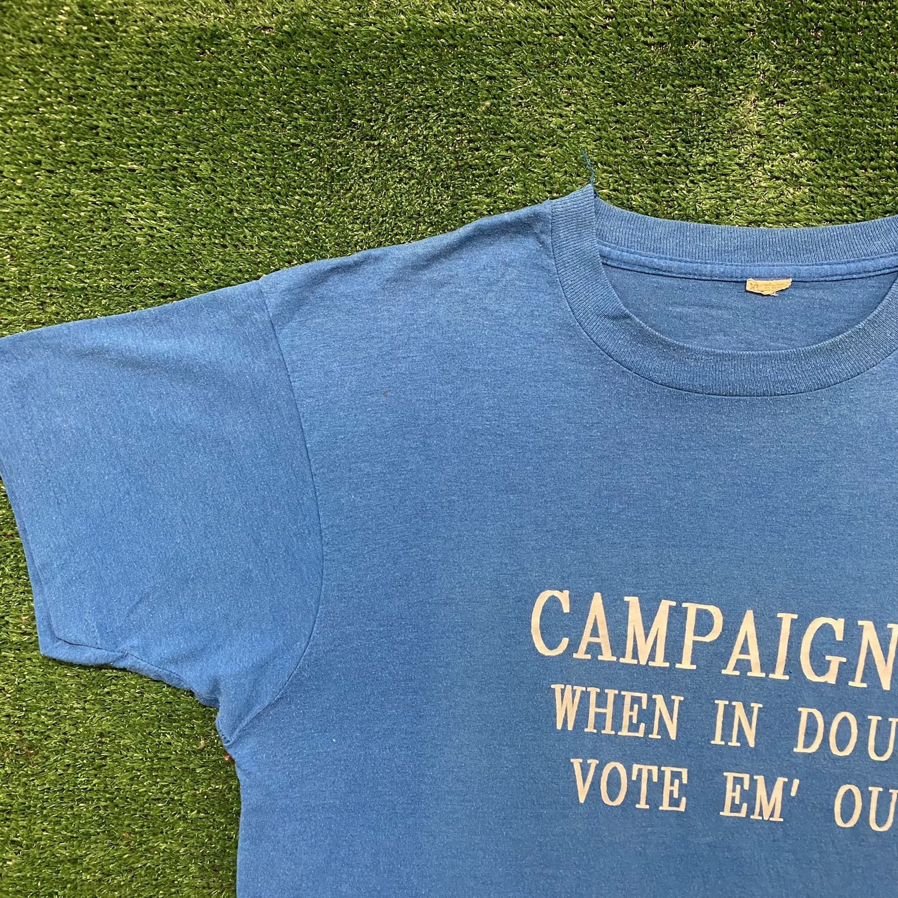 Vintage Vintage 90s Vote 1992 Election Political Single Stitch Tee Size US XL / EU 56 / 4 - 2 Thumbnail