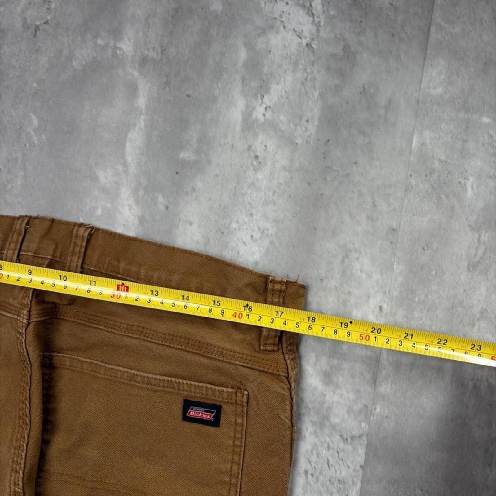 Dickies Y2K Tan Dickies Workwear Grunge Baggy Carpenter Pants Size US 32 / EU 48 - 6 Thumbnail