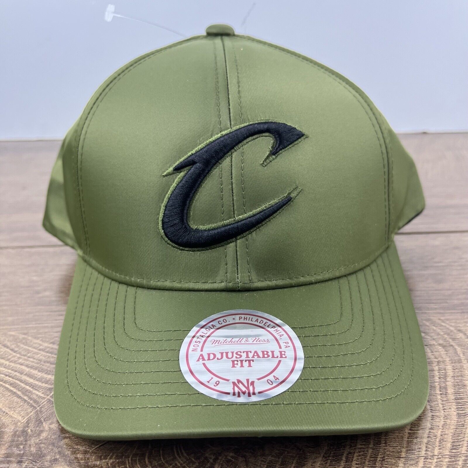 Mitchell & Ness Cleveland Cavaliers Snapback Hat Green Cap Adjustable Green Size ONE SIZE - 2 Thumbnail