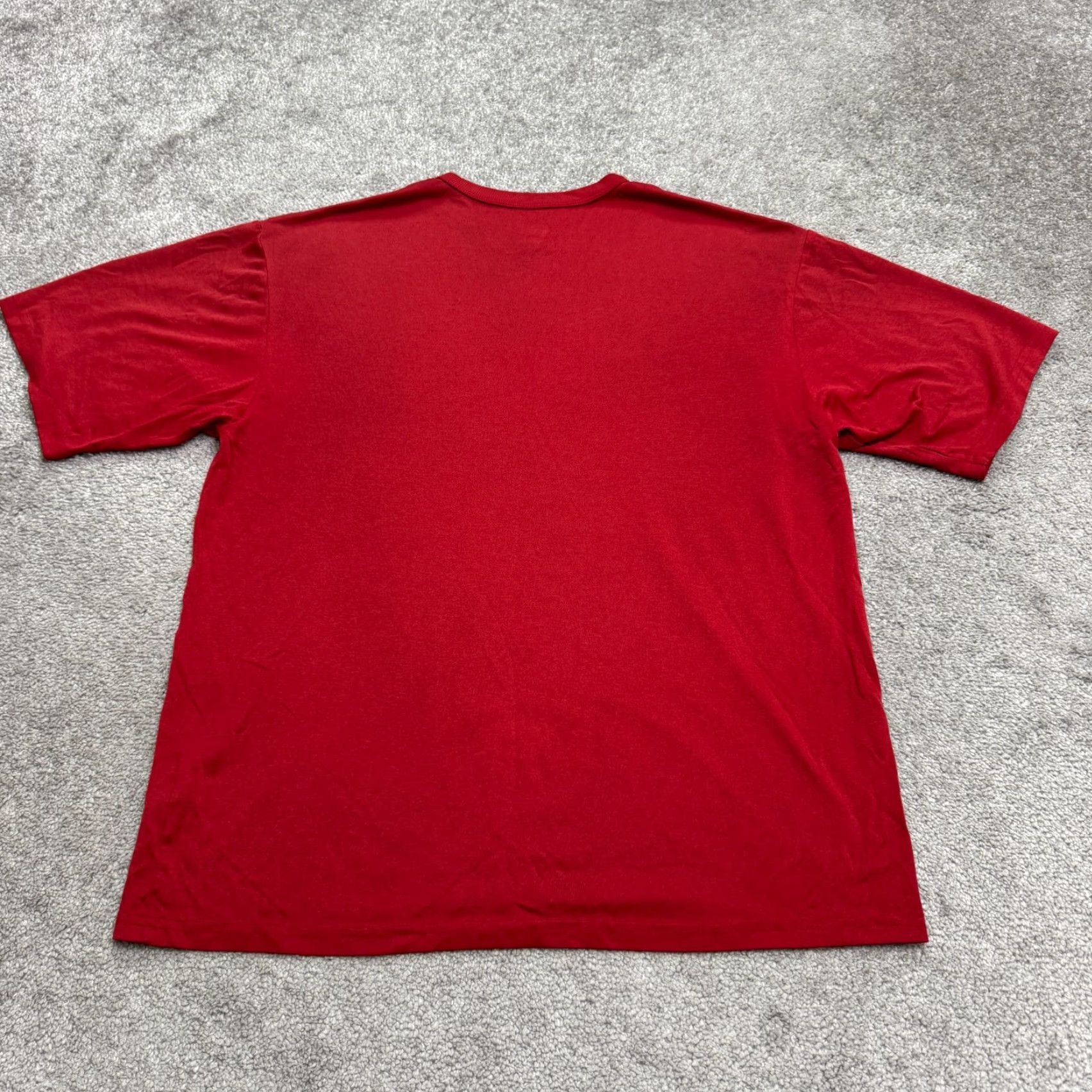 Nike VINTAGE Nike Fit T-Shirt Mens L Red Crew Neck Nike Fit Basic Casual Activewear 90s Sports Athleisure Shirt Short Sleeve Traditional Logo Solid Size US L / EU 52-54 / 3 - 2 Thumbnail