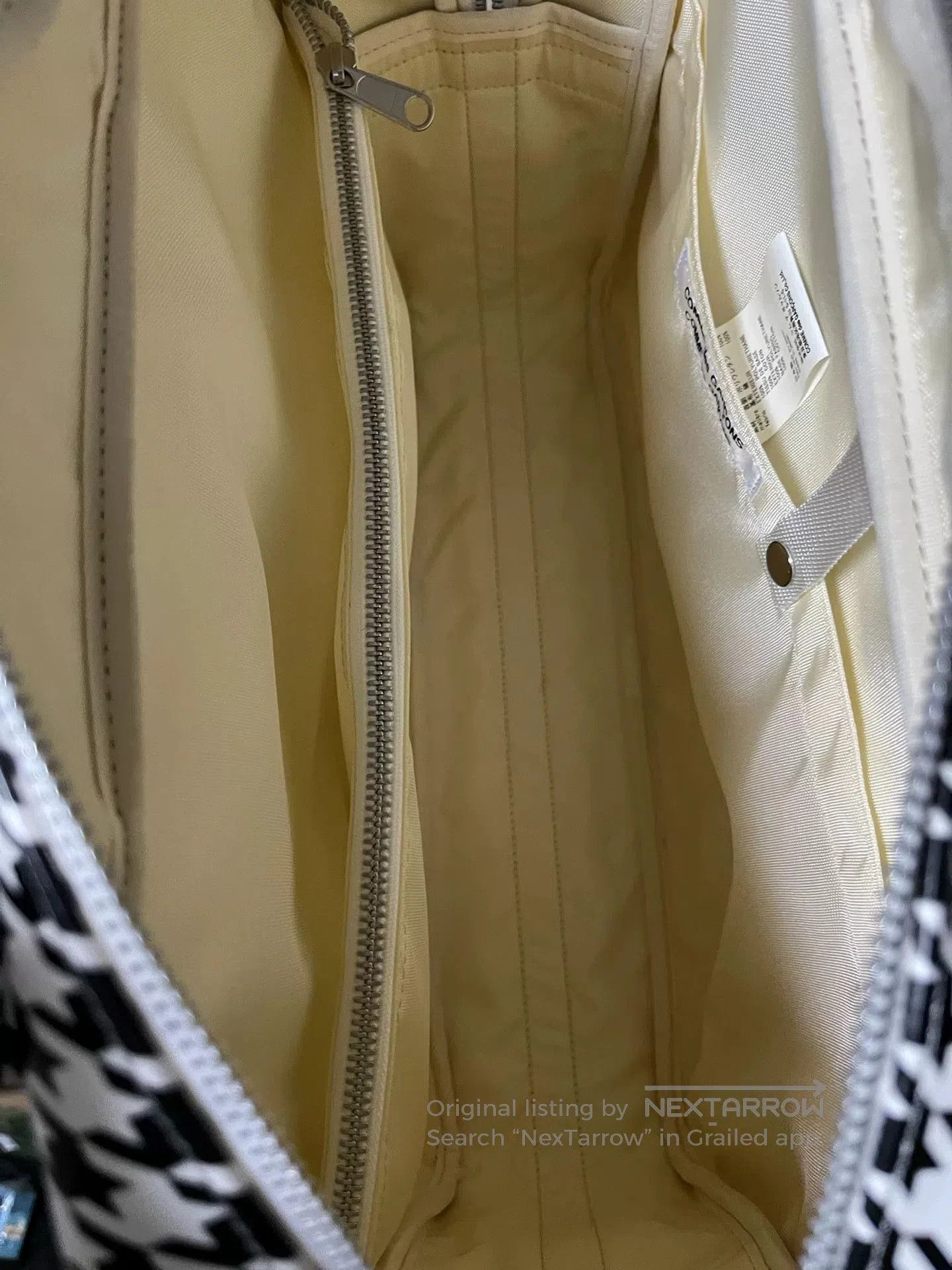 CDG by Comme des Garcons Comme des Garçons Houndstooth Tote Bag. Size ONE SIZE - 9 Thumbnail