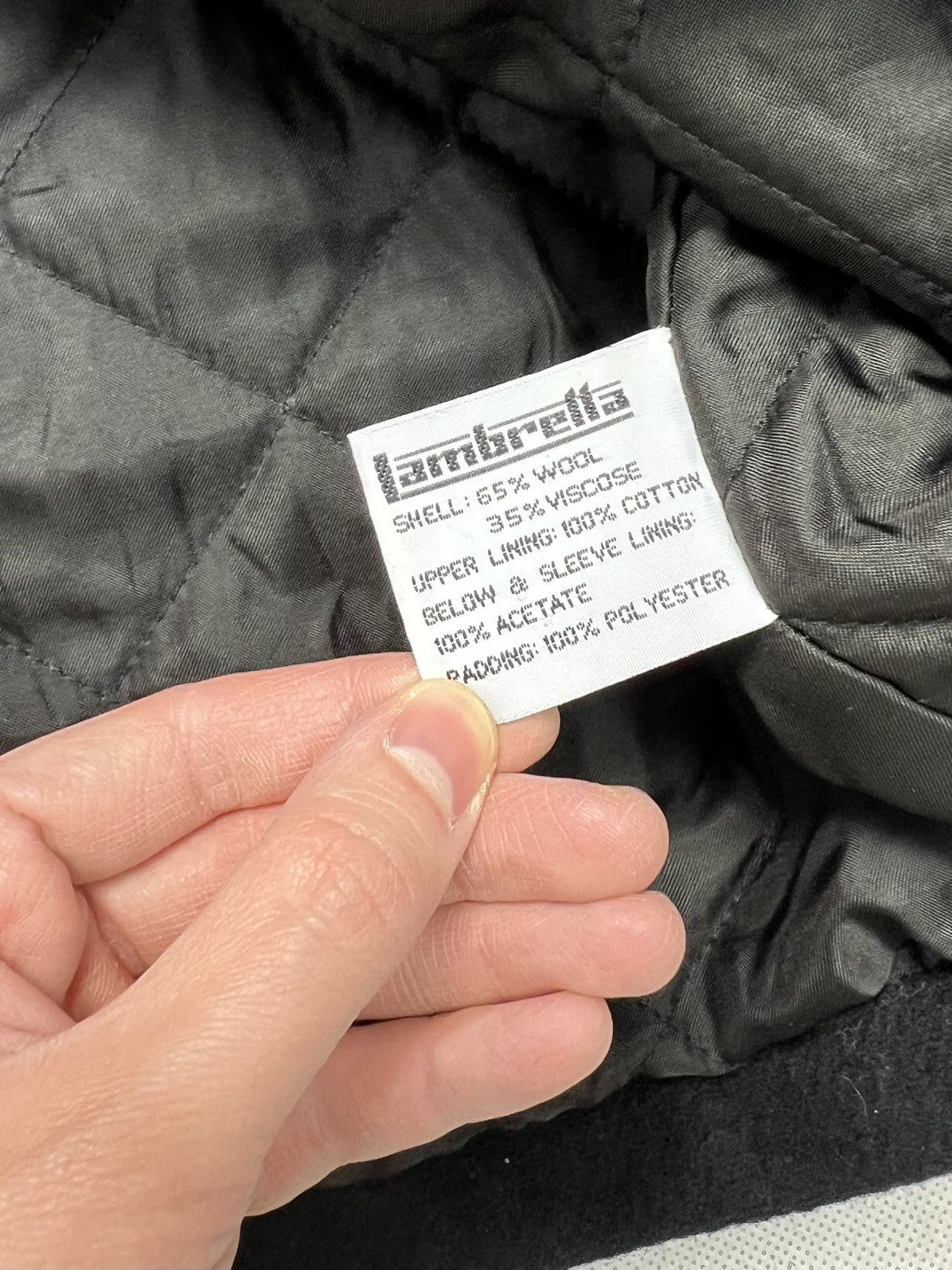 Lambretta Heavy Wool Coat Lambretta Black Rare Size US XL / EU 56 / 4 - 5 Thumbnail