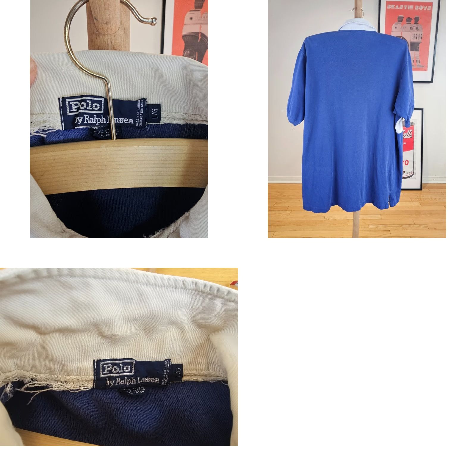 Polo Ralph Lauren VINTAGE POLO RALPH LAUREN RUGBY SHORT SLEEVE SHIRT SZ LARGE POLO SHIRT Size US L / EU 52-54 / 3 - 8 Thumbnail