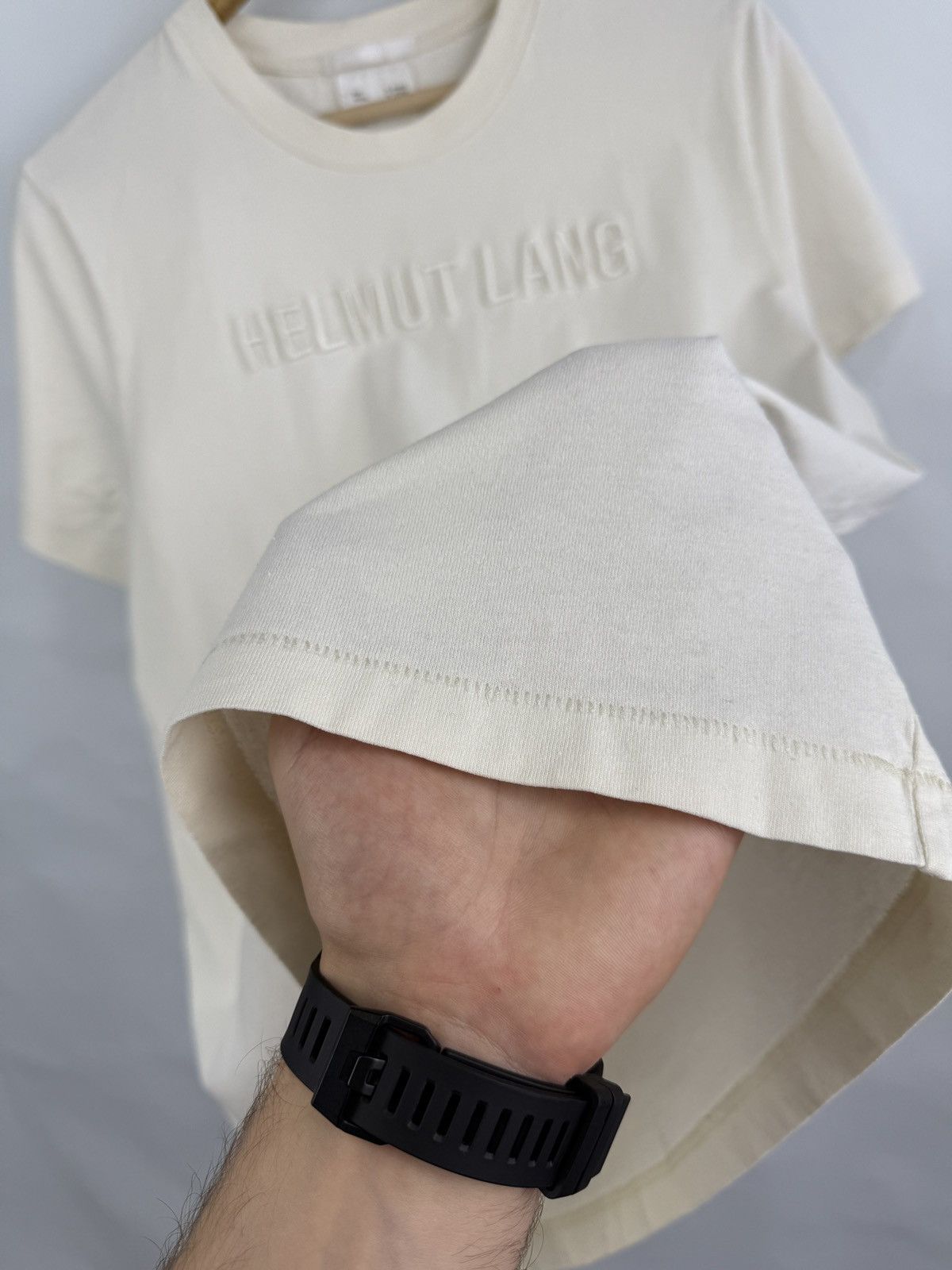 Helmut Lang 🇺🇸 Y2K Helmut Lang T-Shirt Rare Retro Hype Size US L / EU 52-54 / 3 - 9 Thumbnail
