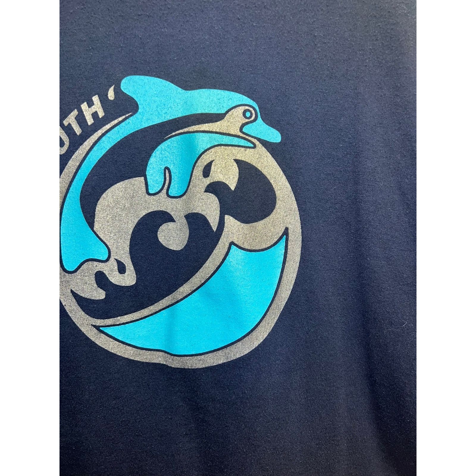 Vintage Vintage Dartmouth Shirt Dolphins Dolphin Blue Graphic Tee 2X Size US XL / EU 56 / 4 - 4 Thumbnail