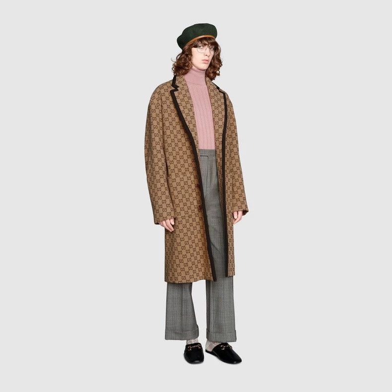 Gucci Gucci GG Print Button Coat for Men-2505 Size US L / EU 52-54 / 3 - 8 Thumbnail