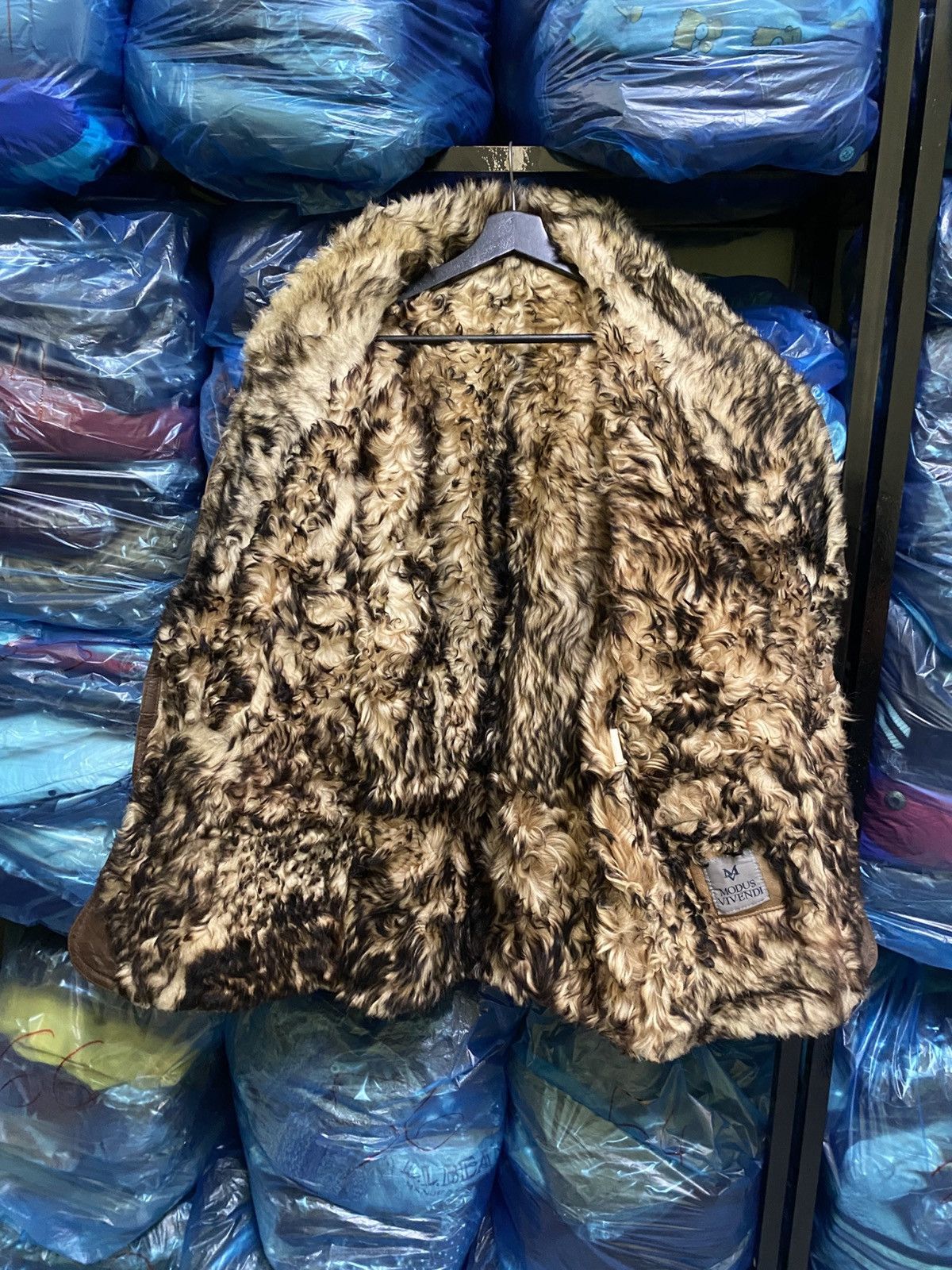 Leather Modus Vivendi Faux Fur Lined Leather Jacket Winter Coat Size US M / EU 48-50 / 2 - 5 Thumbnail
