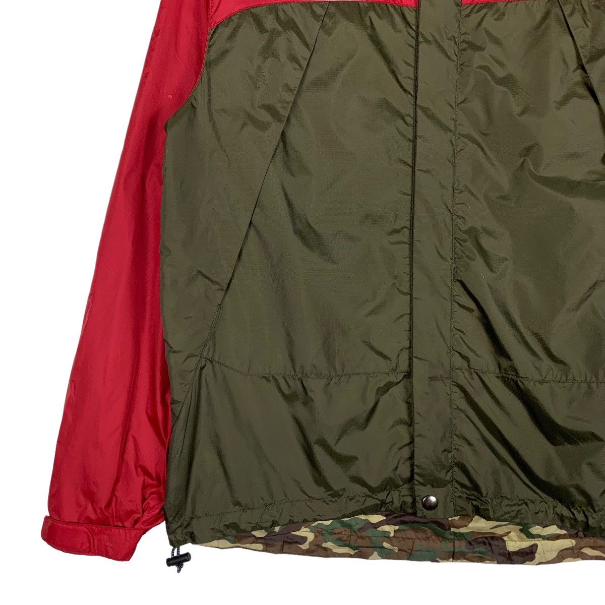Japanese Brand STONEHEAD Colorblock Camo Lined Hoodie Jacket #0900-C40 Size US M / EU 48-50 / 2 - 3 Thumbnail