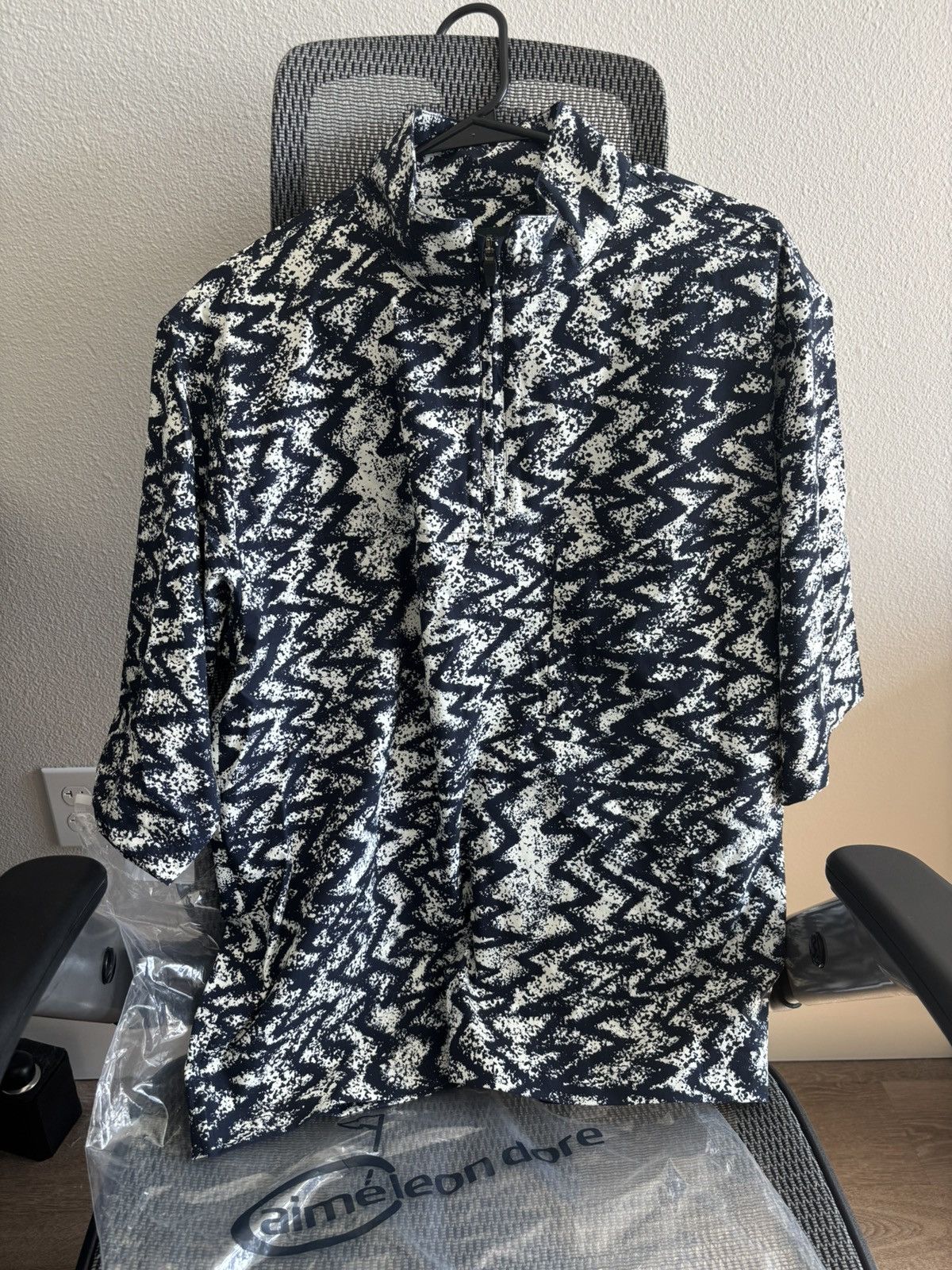 Aime Leon Dore ALD Golf Patterned Quarter Zip Pullover Size US L / EU 52-54 / 3 - 1 Thumbnail