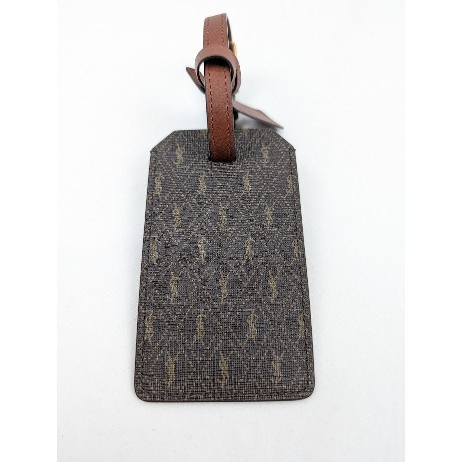 Saint Laurent Paris o1rshd1 Size : OS / Luggage Tag in Brown Size ONE SIZE - 1 Thumbnail