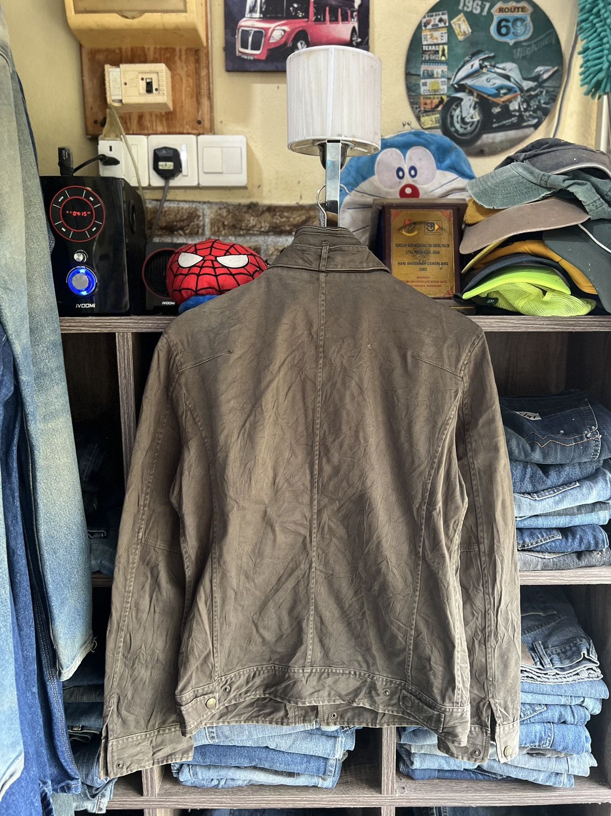 Michel Klein 🔥Klein Plus Homme Army Green Jacket Size US S / EU 44-46 / 1 - 3 Thumbnail