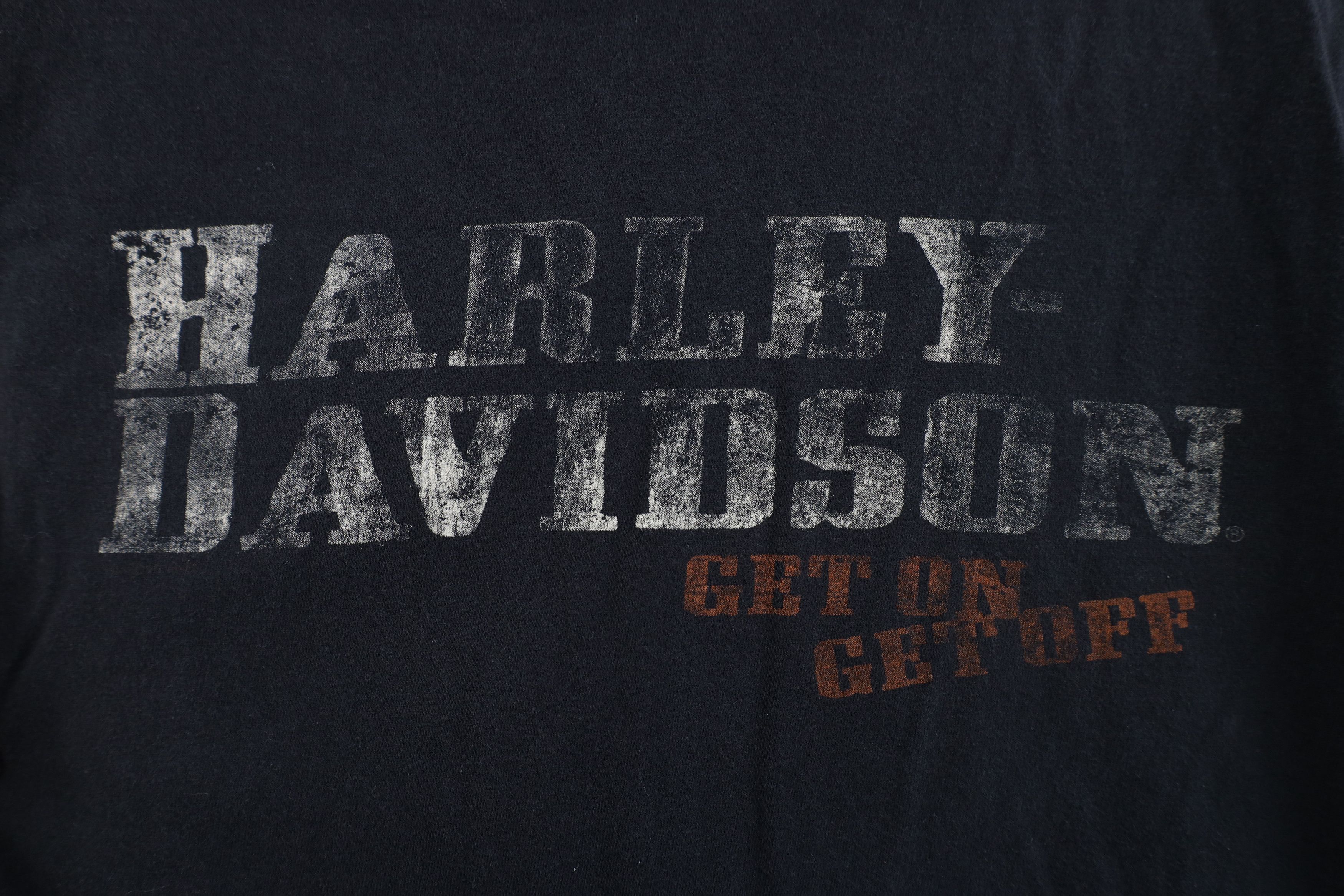 Harley Davidson Vintage Y2K Harley Davidson Hog Short Sleeve T-Shirt Black Size US XL / EU 56 / 4 - 4 Thumbnail