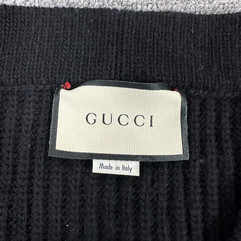 Gucci Gucci Embroidered pearl buckle knitted cardigan jacket 2502 Size US S / EU 44-46 / 1 - 7 Thumbnail